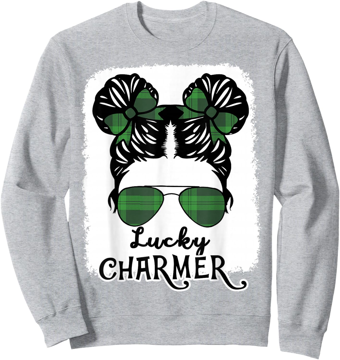 St Patricks Day Lucky Charmer Irish Girl Teen Toddler Sweatshirt - Sweatshirt | Ash