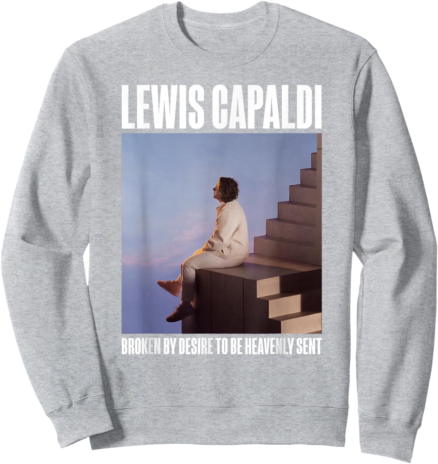 Lewis Capaldi – Album Photo On Pink Sweatshirt - Sweatshirt | Ash