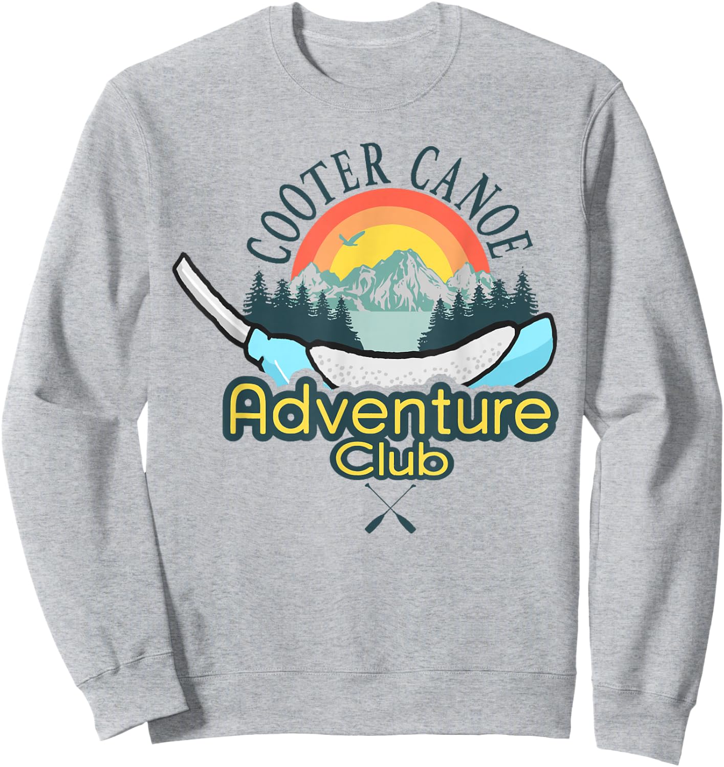Cooter Canoe Purewick Funny Nursing ICU ED ER Med Surg Nurse Sweatshirt - Sweatshirt | Ash