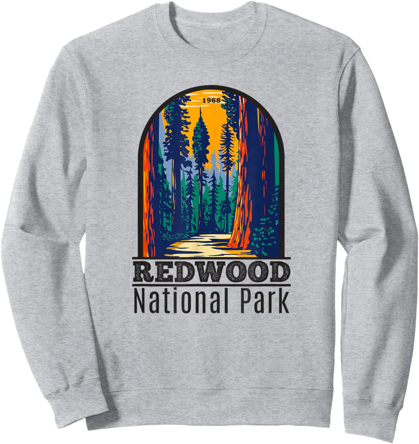 Redwood National Park Vintage Small Sweatshirt - Sweatshirt | Ash