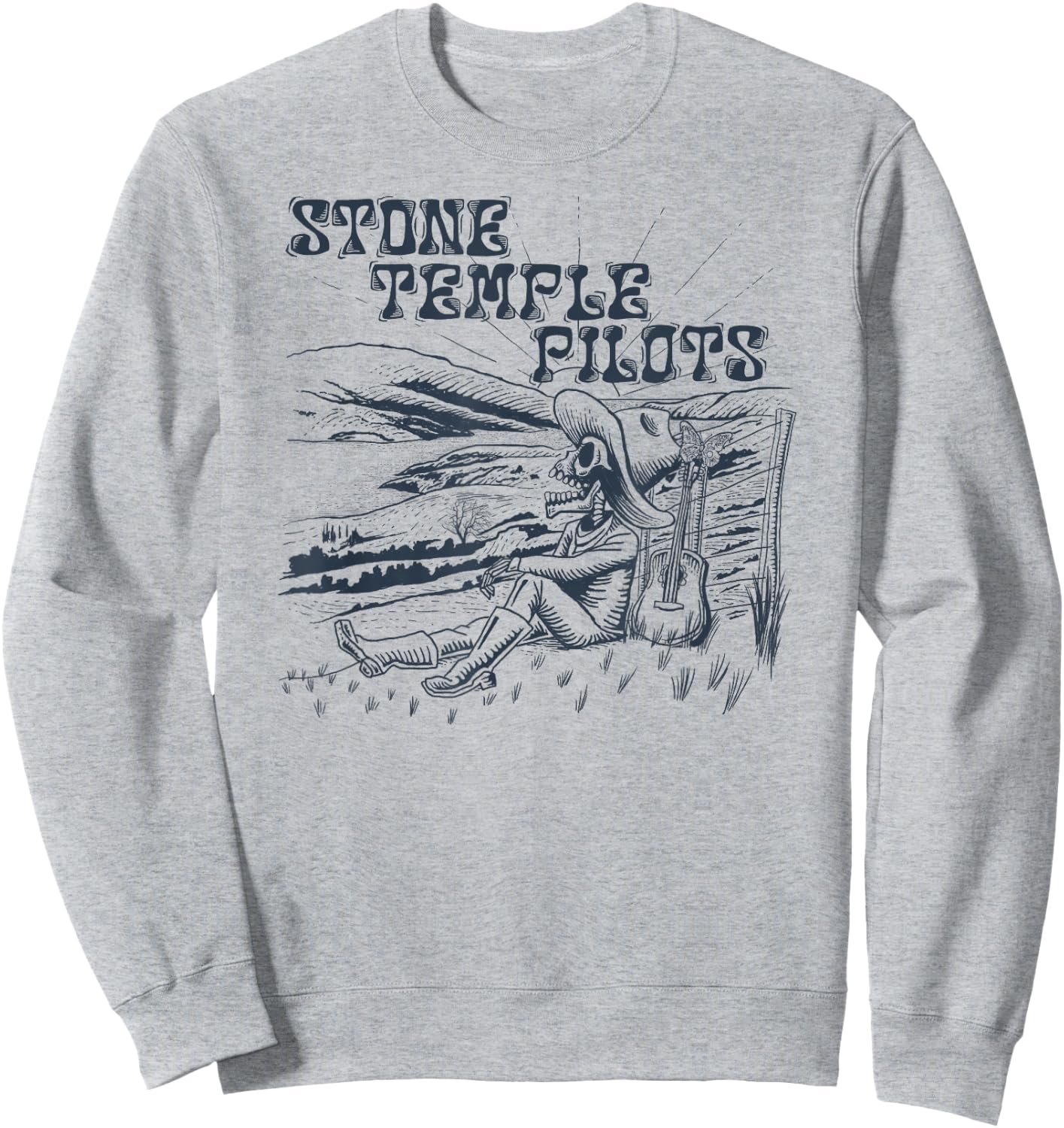 Stone Temple Pilots – Skelly Tans on Silver Sweatshirt - Sweatshirt | Ash