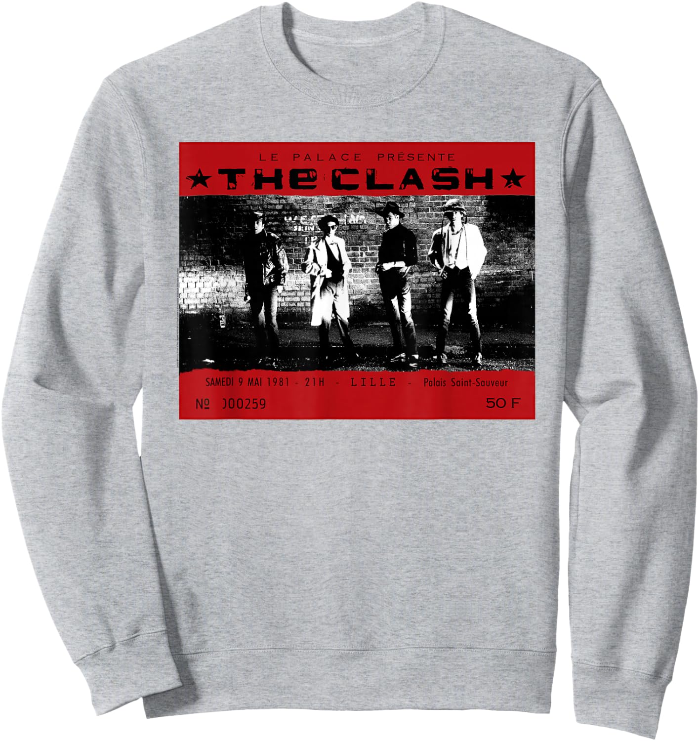 The Clash - Le Palace 1981 Sweatshirt - Sweatshirt | Ash