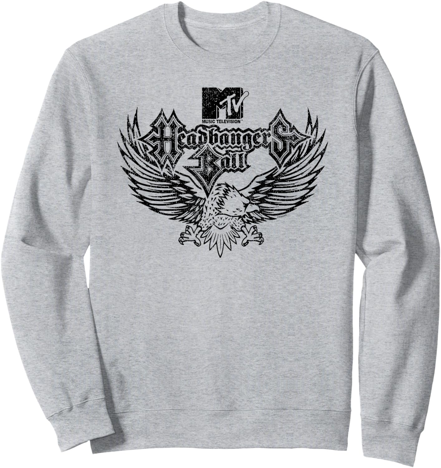 Headbangers Ball - Headbangers Ball Eagle Sweatshirt - Sweatshirt | Ash