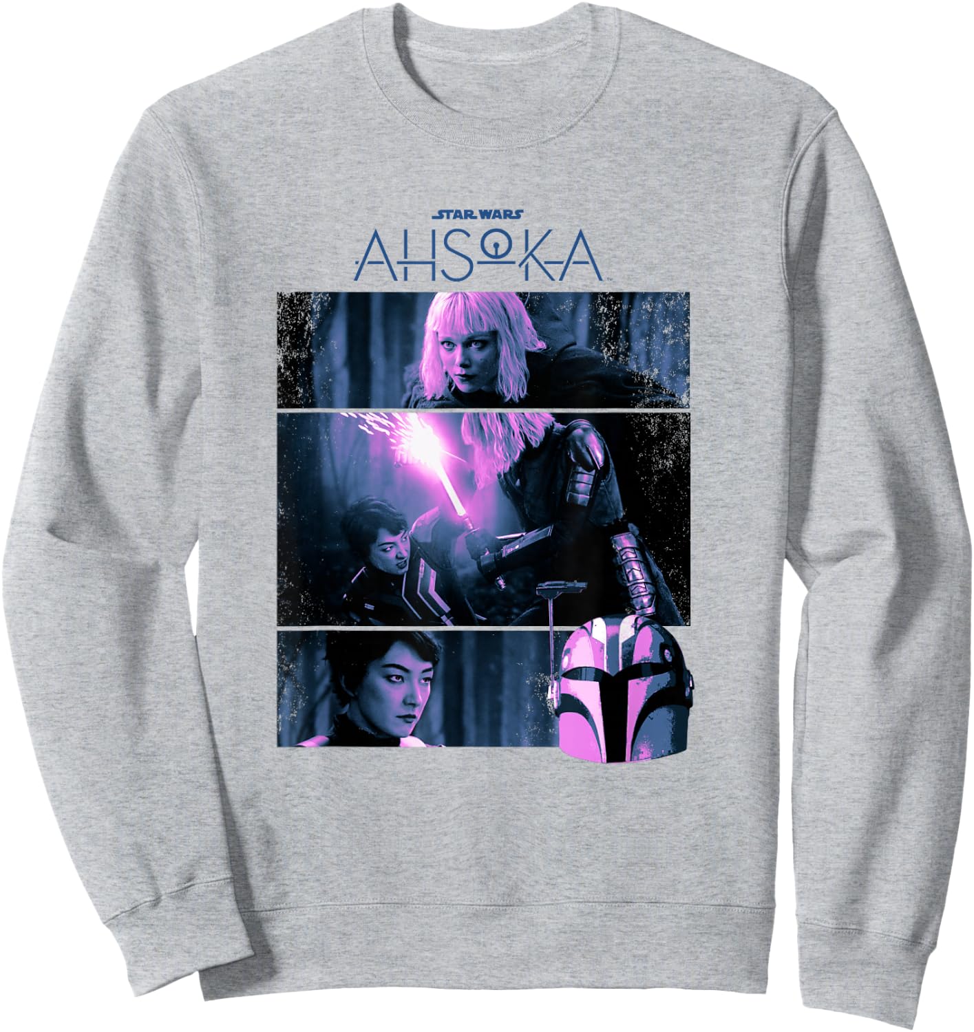 Star Wars: Ahsoka Sabine Wren vs. Shin Hati Battle Panels Sweatshirt - Sweatshirt | Ash
