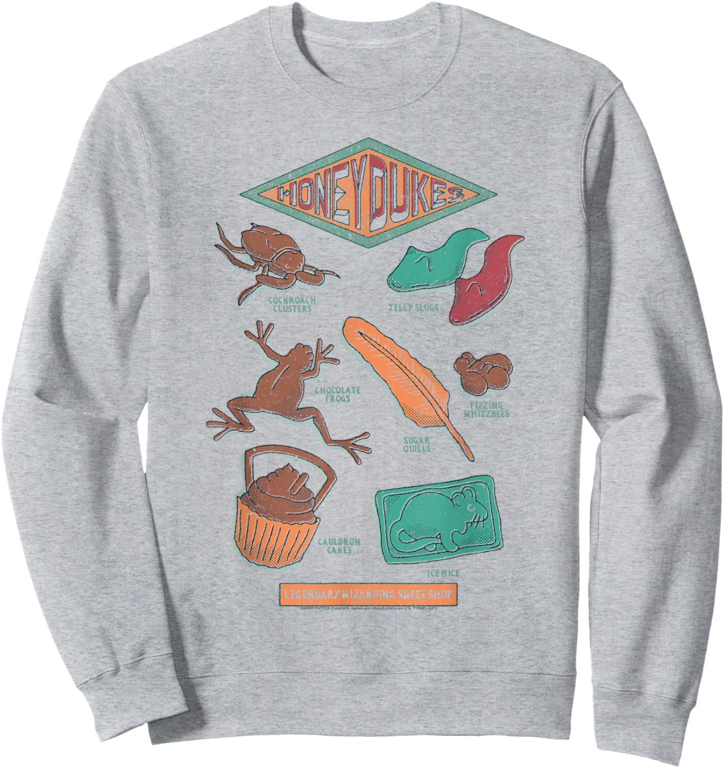 Harry Potter Honey Dukes Products Sweet Shop Vintage Sweatshirt - Sweatshirt | Ash