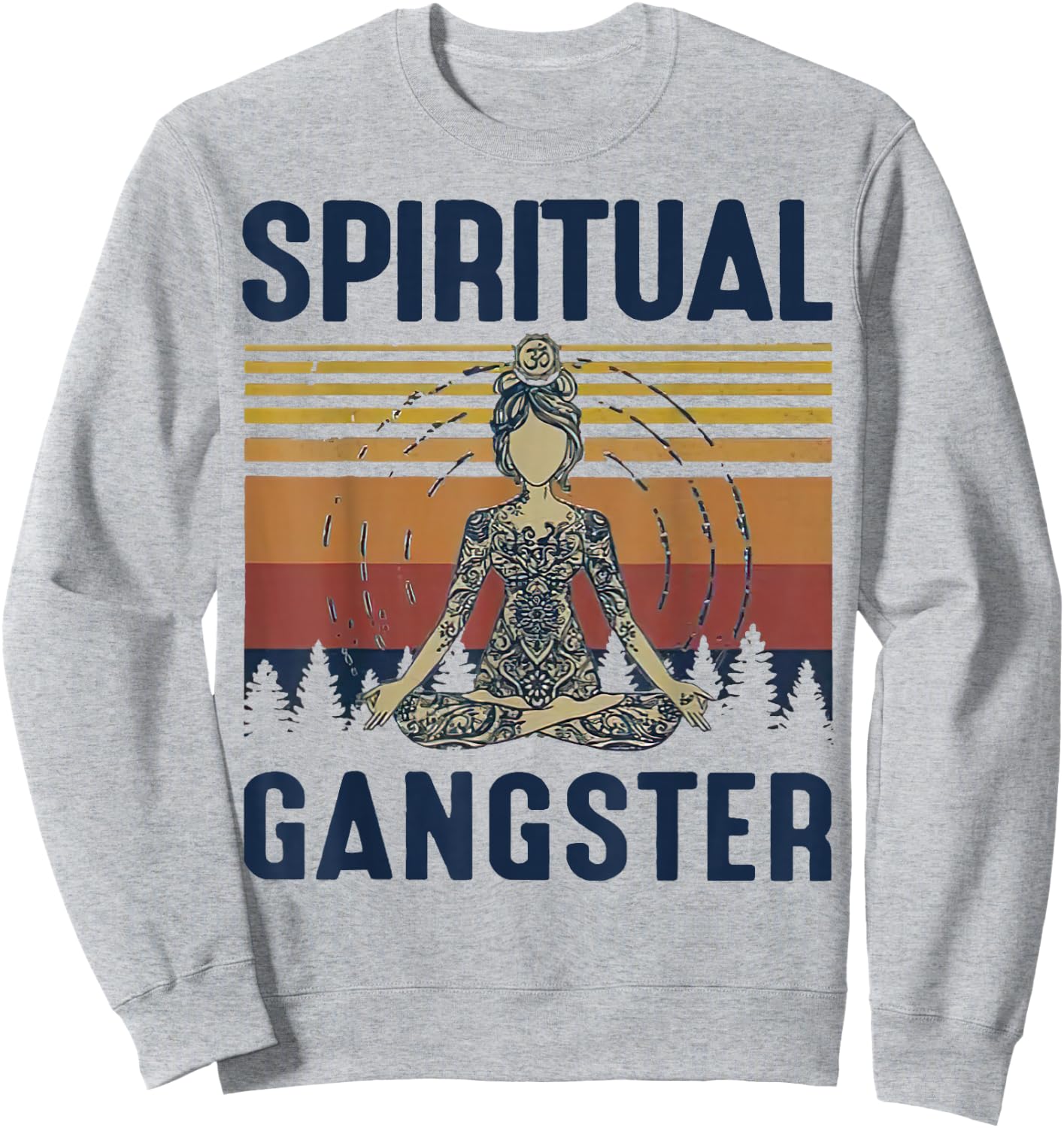 Yoga Girls Spiritual Gangsters Vintage Yoga Lover Sweatshirt - Sweatshirt | Ash