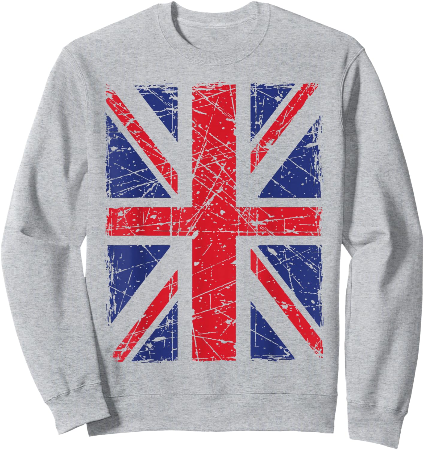 Union Jack, British Flag Sweatshirt - Sweatshirt | Ash