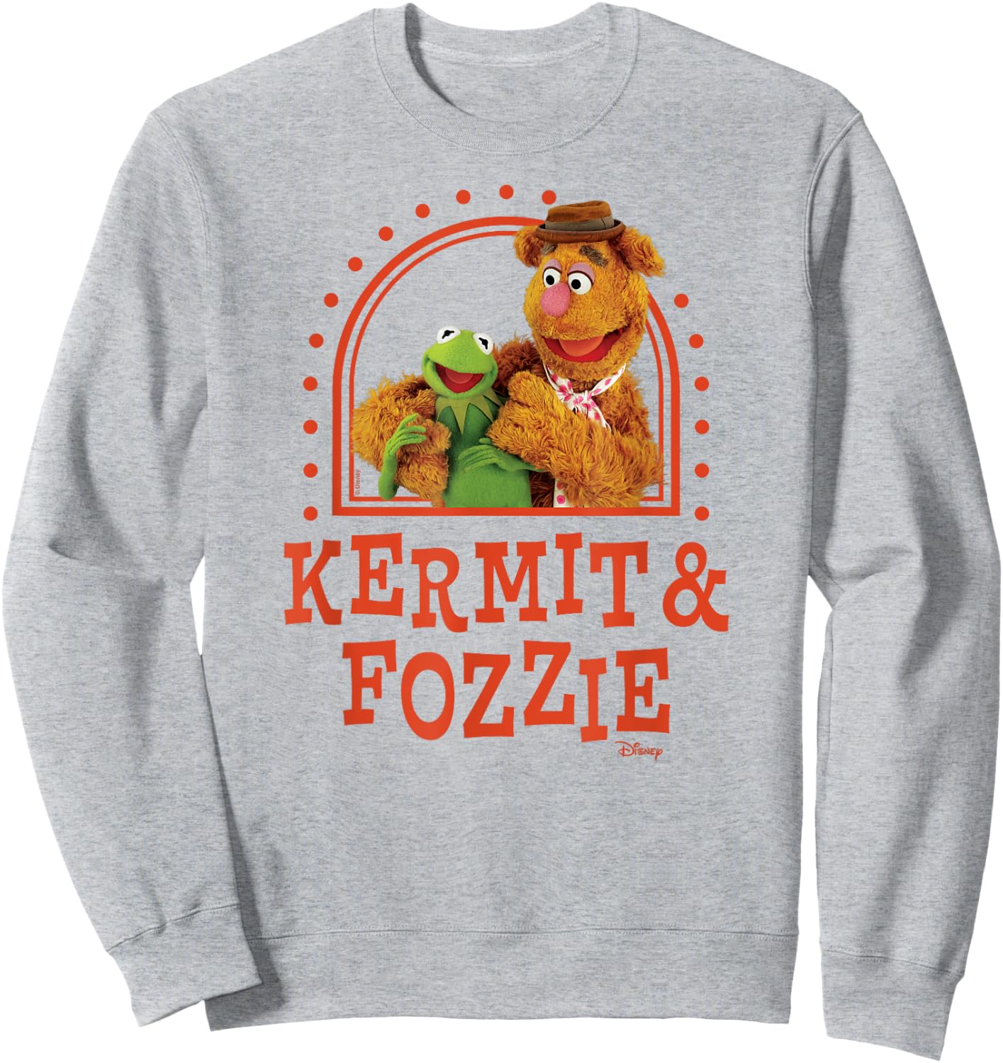 The Muppets - Kermit & Fozzie Sweatshirt - Sweatshirt | Ash