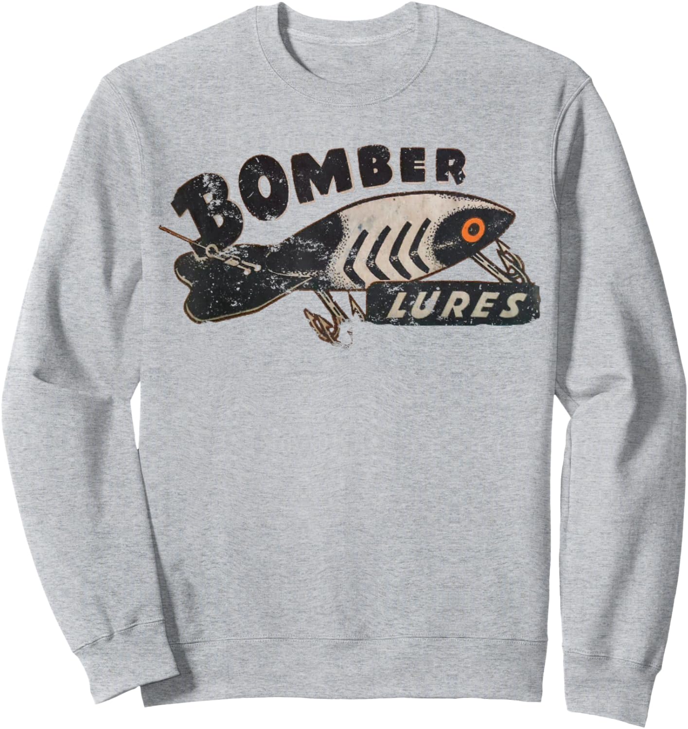 Bomber Lures - Fishing Vintage Lover Sweatshirt - Sweatshirt | Ash
