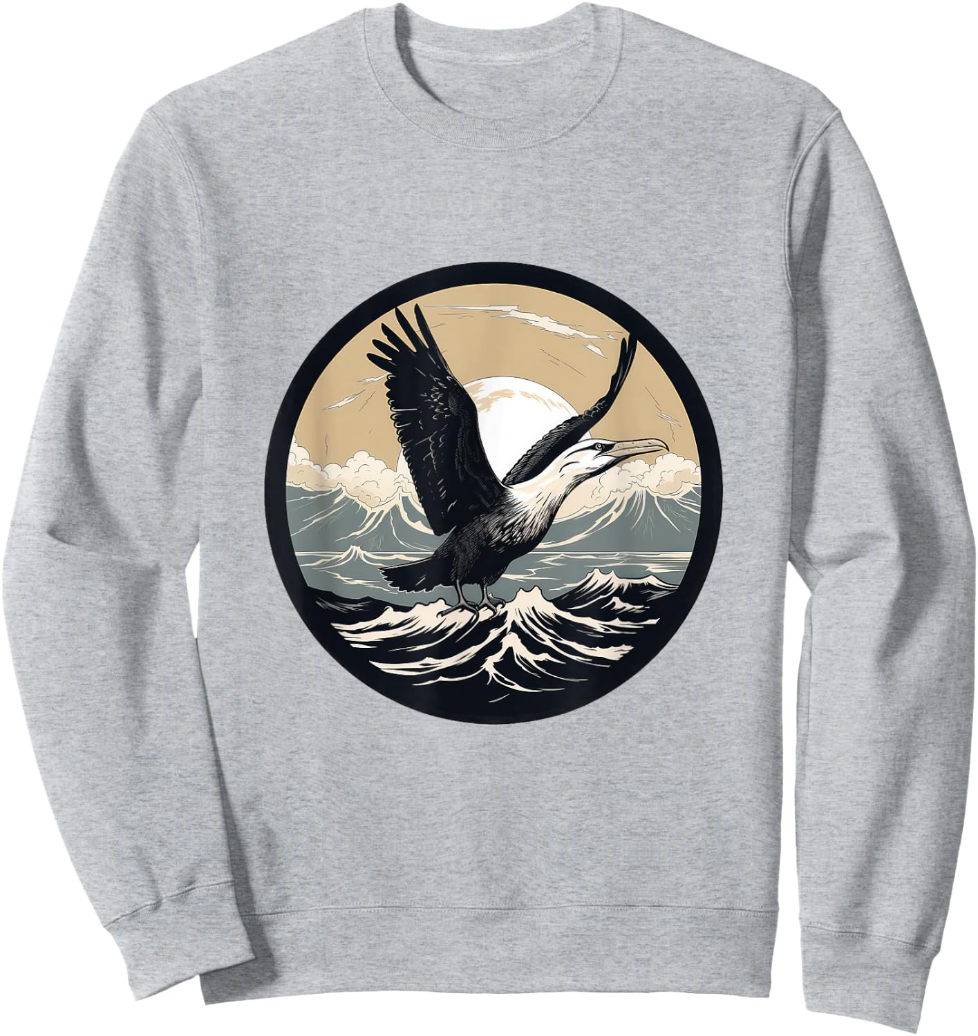 Albatross Bird Sweatshirt - Sweatshirt | Ash