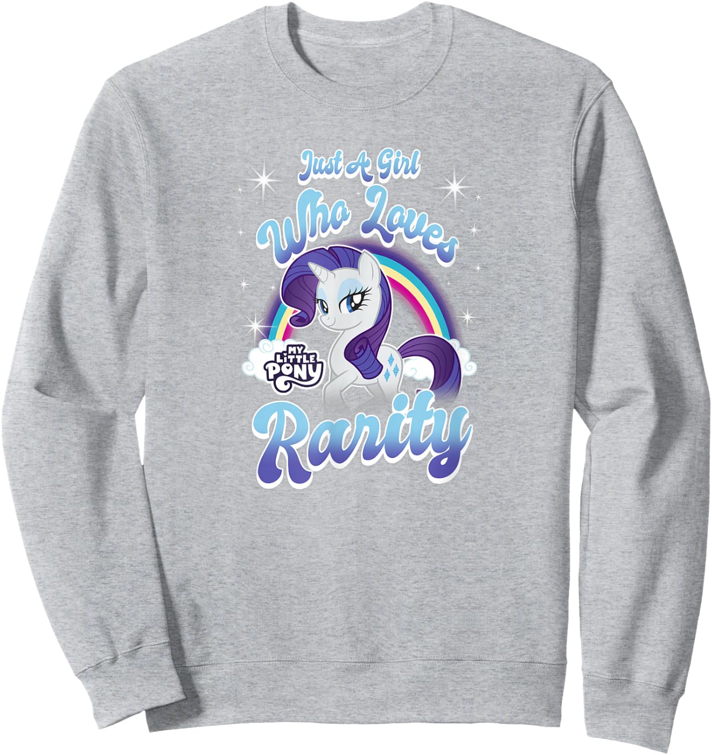My Little Pony: Friendship Is Magic Girl Who Loves Rarity Sweatshirt - Sweatshirt | Ash