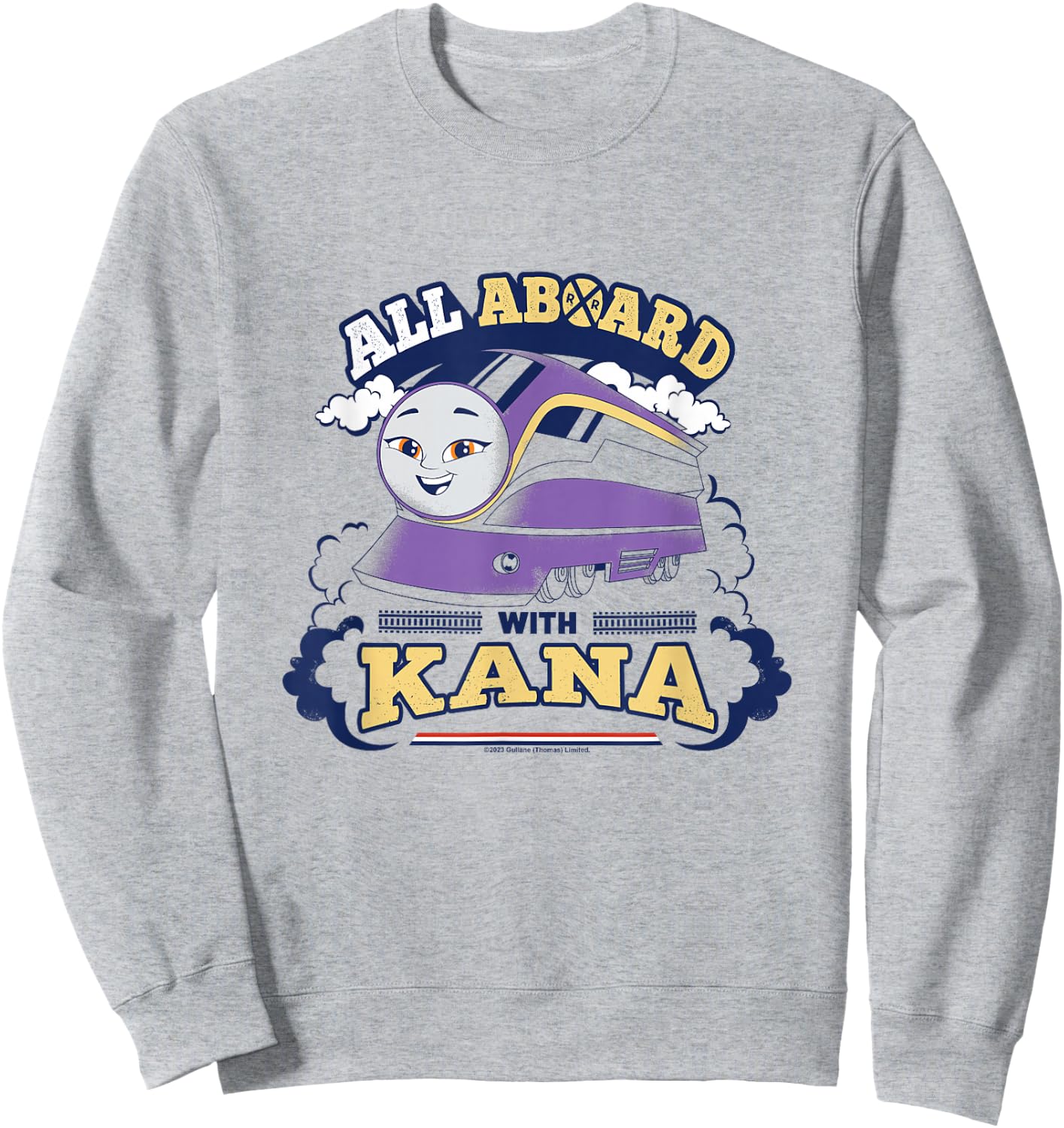 Thomas & Friends - All on Board With Kana Sweatshirt - Sweatshirt | Ash
