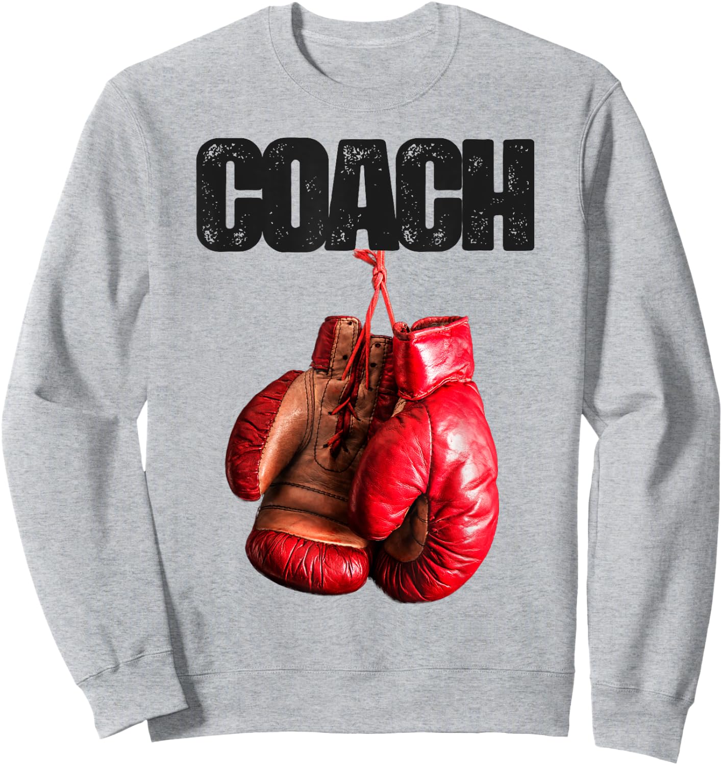 Funny Boxing Coach Sweatshirt - Sweatshirt | Ash