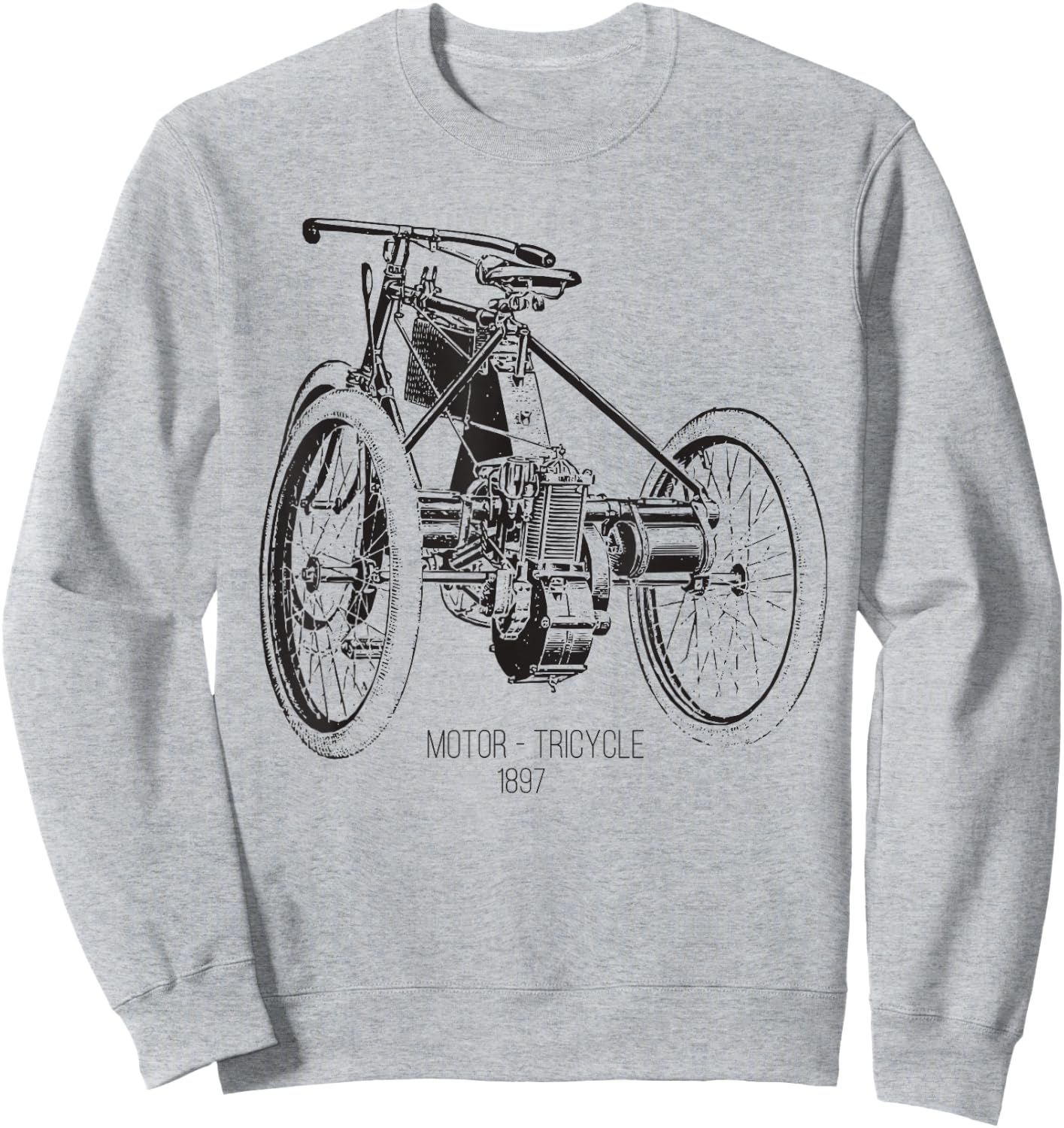 Tricycle E-Bike Electric Trike Sweatshirt - Sweatshirt | Ash