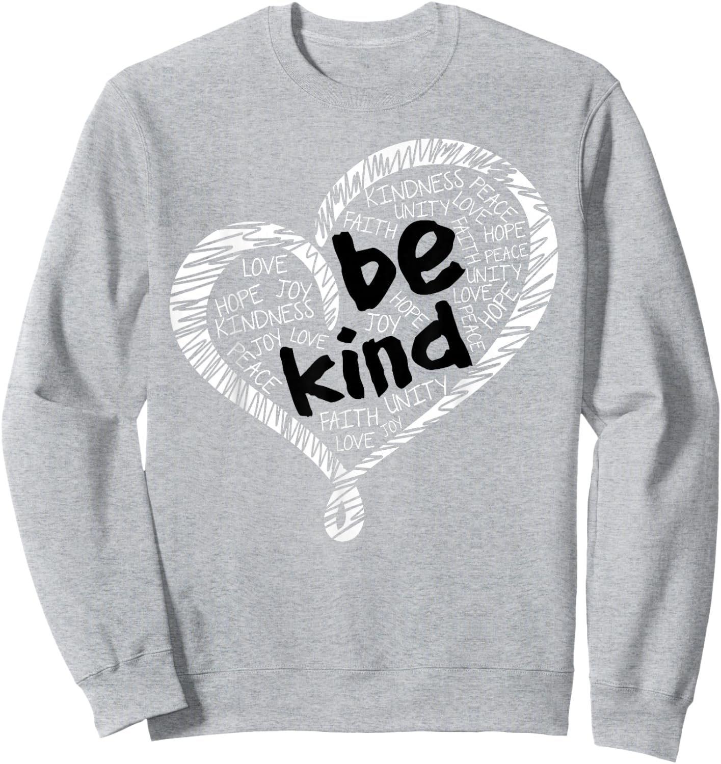 Unity Day Shirt Orange Anti Bullying Be Kind Heart Kindness Sweatshirt - Sweatshirt | Ash