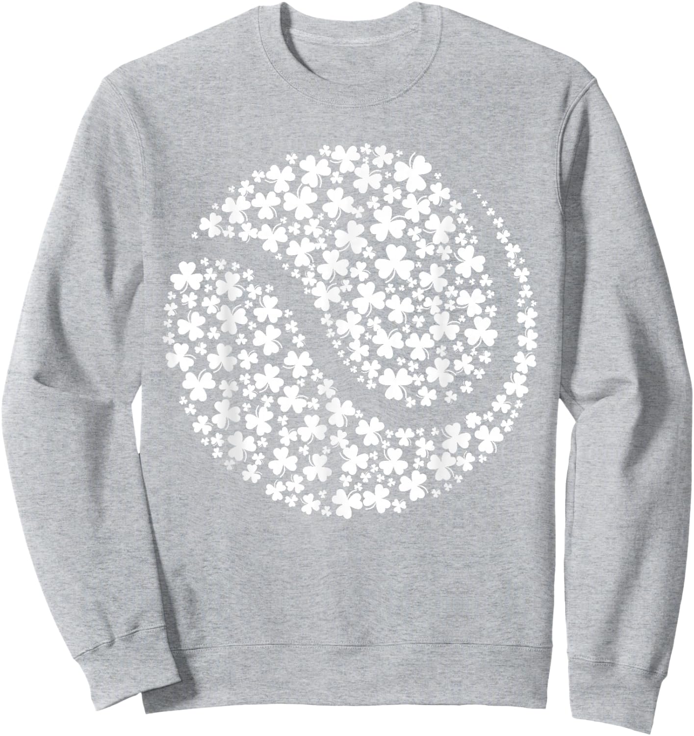 Funny Shamrock Tennis Ball St. Patrick's Day Irish Men Boys Sweatshirt - Sweatshirt | Ash