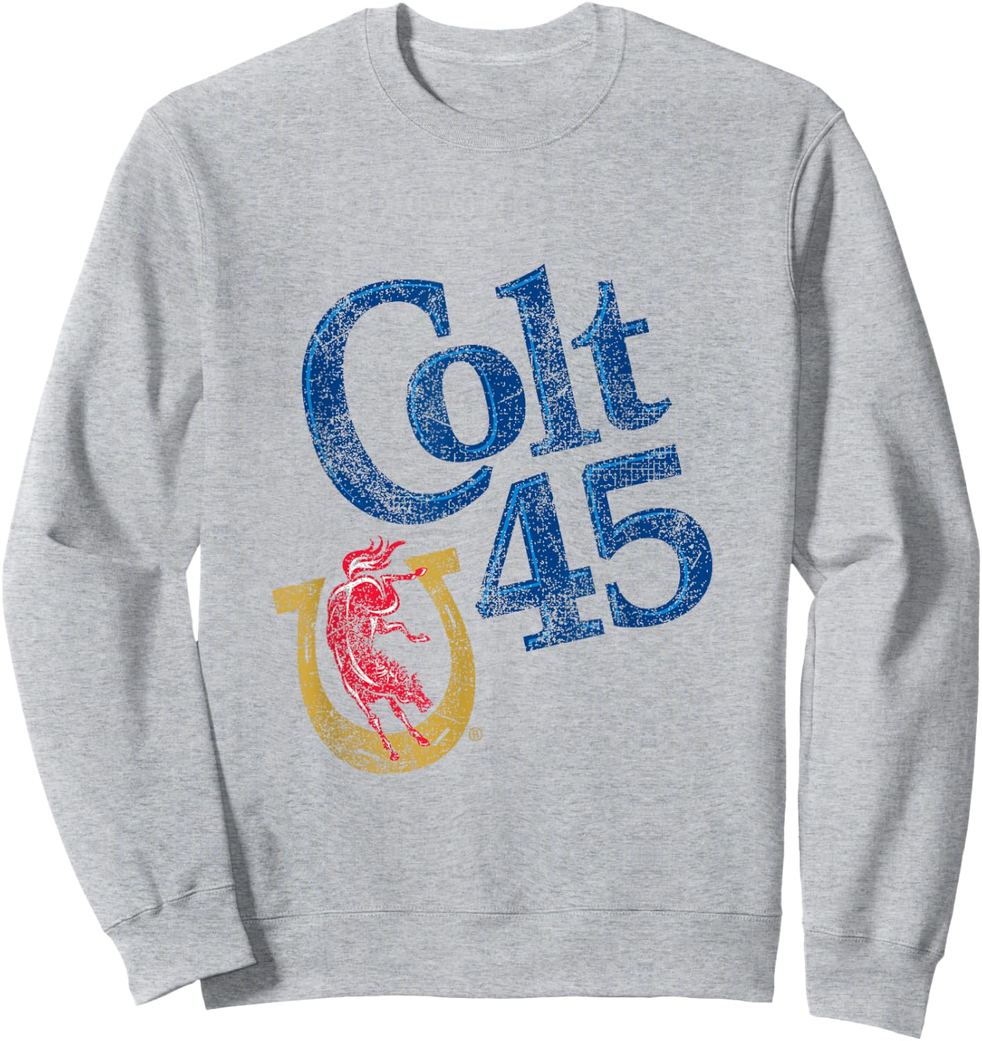 Colt 45 Beer Vintage Style - Logo Sweatshirt - Sweatshirt | Ash