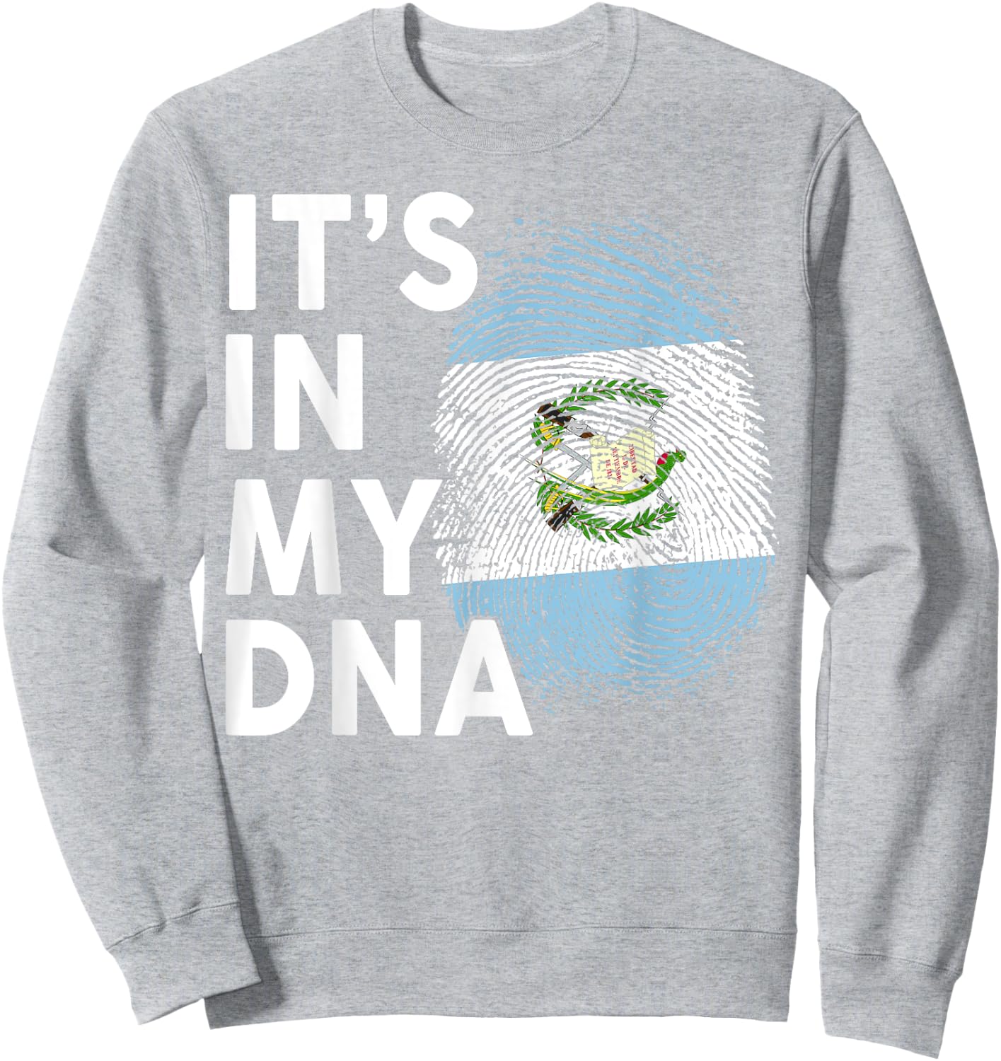 Guatemala Flag My DNA Hispanic Heritage Guatemalan Kid Women Sweatshirt - Sweatshirt | Ash
