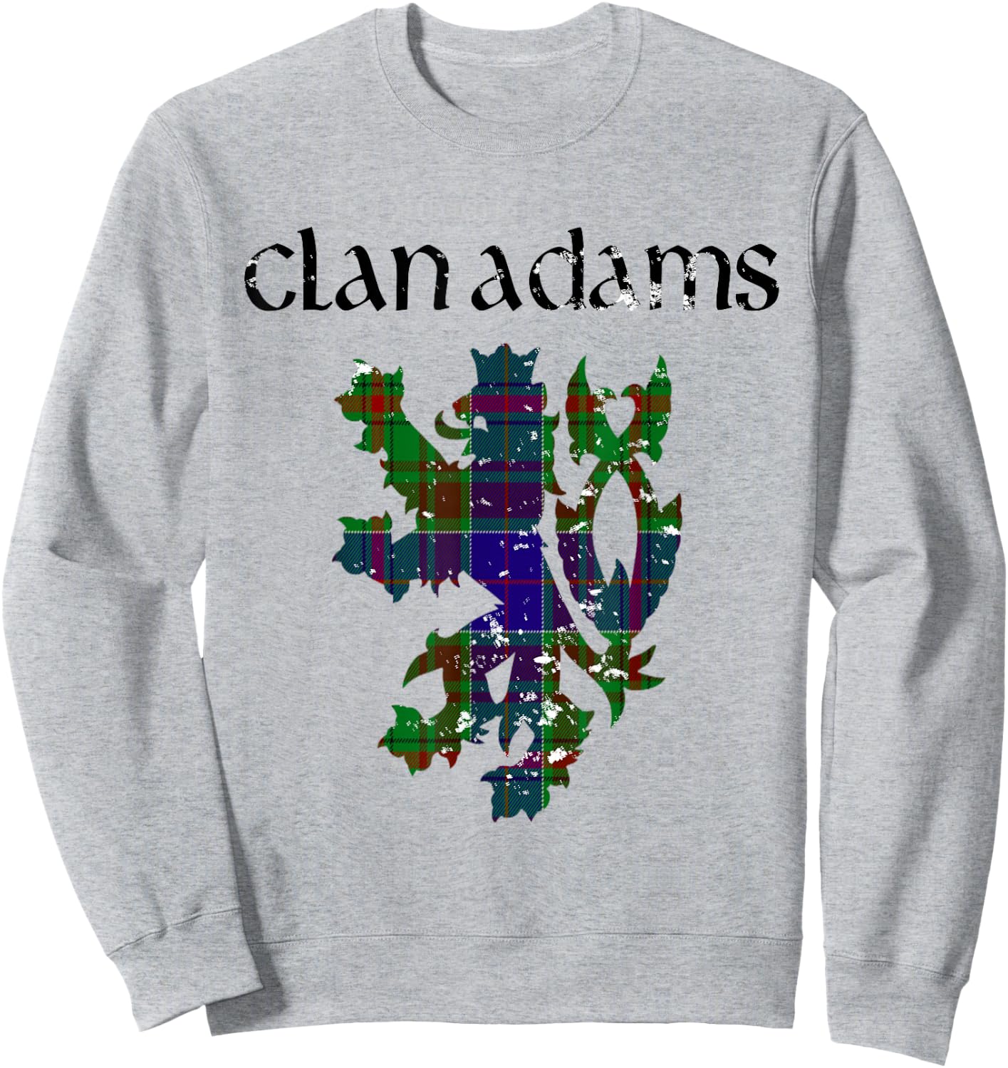 Clan Adams Tartan Scottish Family Name Scotland Pride Sweatshirt - Sweatshirt | Ash