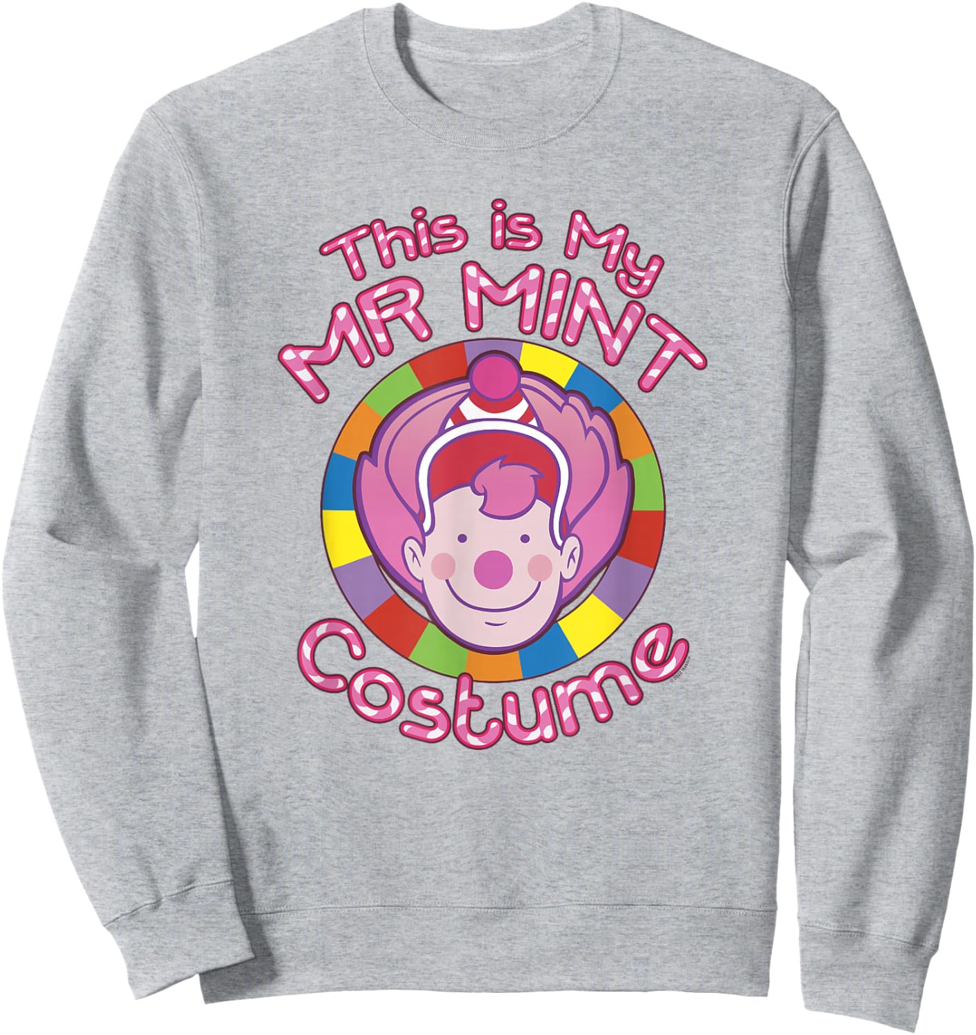 Candy Land Halloween This Is My Mr Mint Costume Sweatshirt - Sweatshirt | Ash