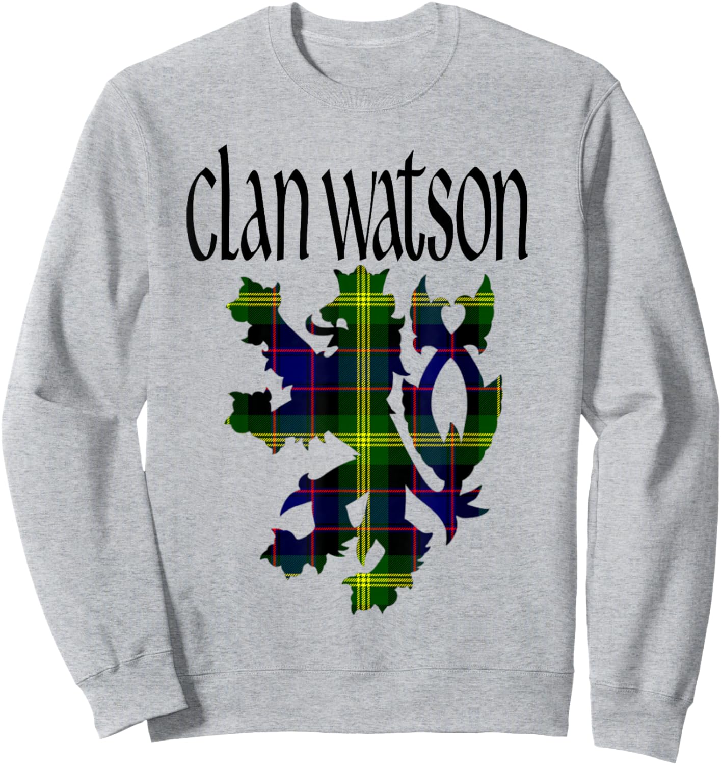 Clan Watson Tartan Scottish Family Name Scotland Pride Sweatshirt - Sweatshirt | Ash