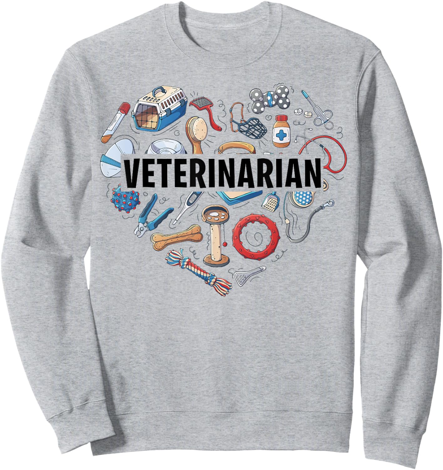 Future Veterinarian Vet Tech Student Veterinarian Graduation Sweatshirt - Sweatshirt | Ash