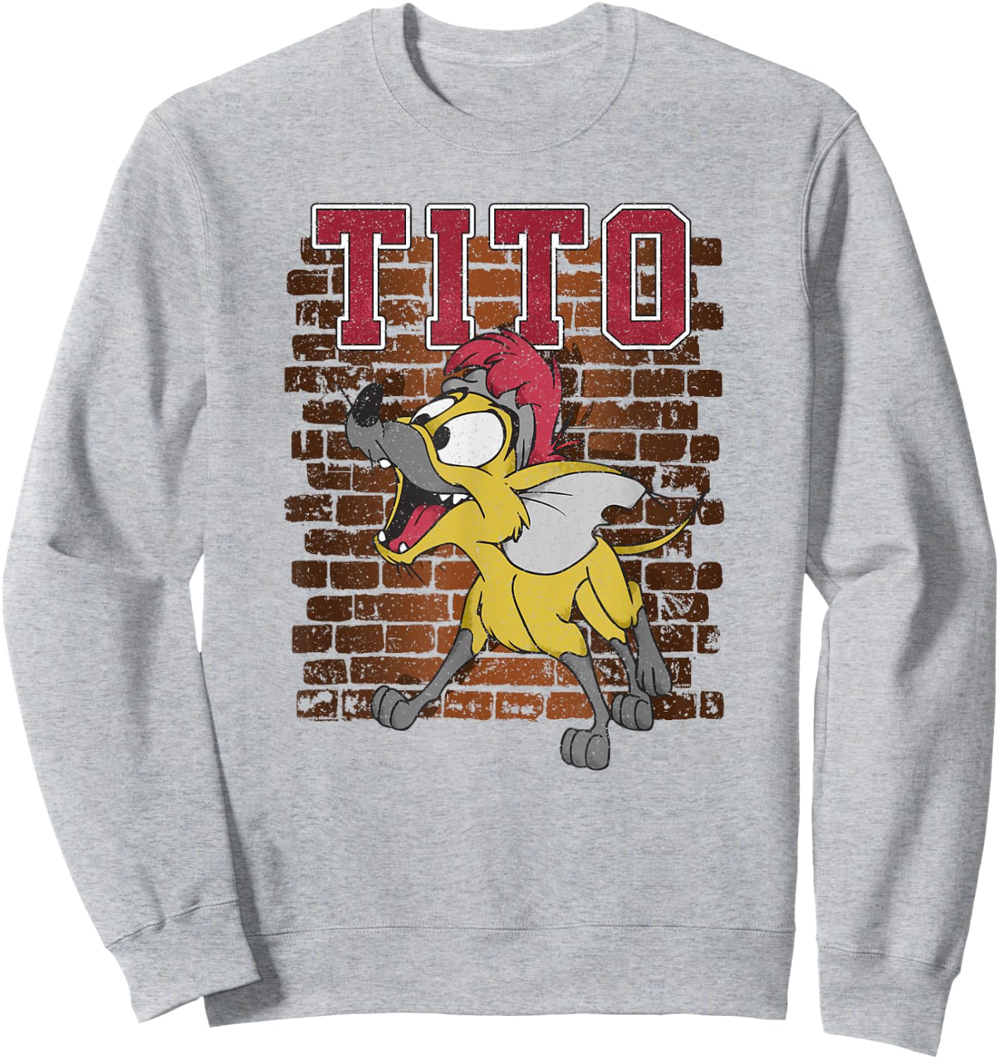 Disney Oliver & Company Tito Funny Chihuahua Street Portrait Sweatshirt - Sweatshirt | Ash