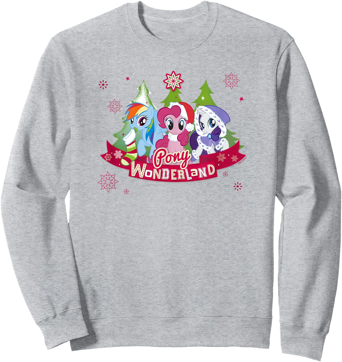 My Little Pony: Friendship Is Magic Christmas Wonderland Sweatshirt - Sweatshirt | Ash