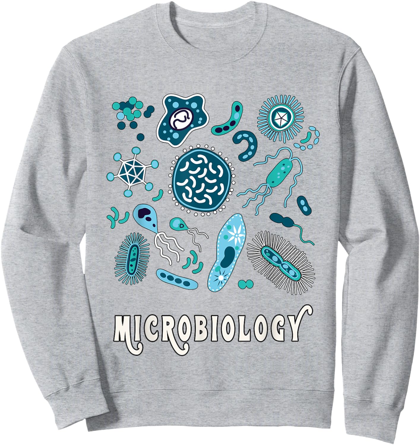 Microbiology Teacher, Science Instructor Gift Shirt Women Sweatshirt - Sweatshirt | Ash