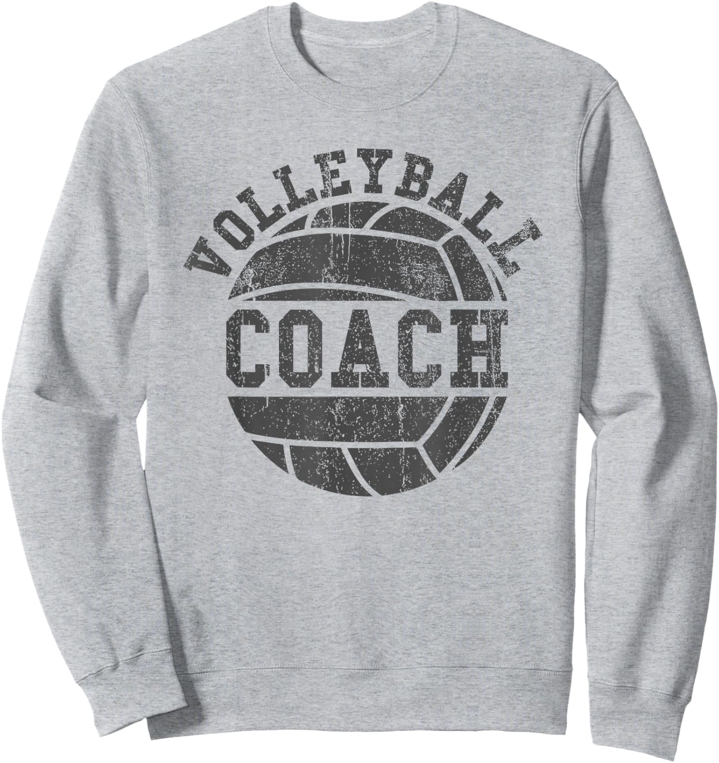 Volleyball Coach Sweatshirt - Sweatshirt | Ash