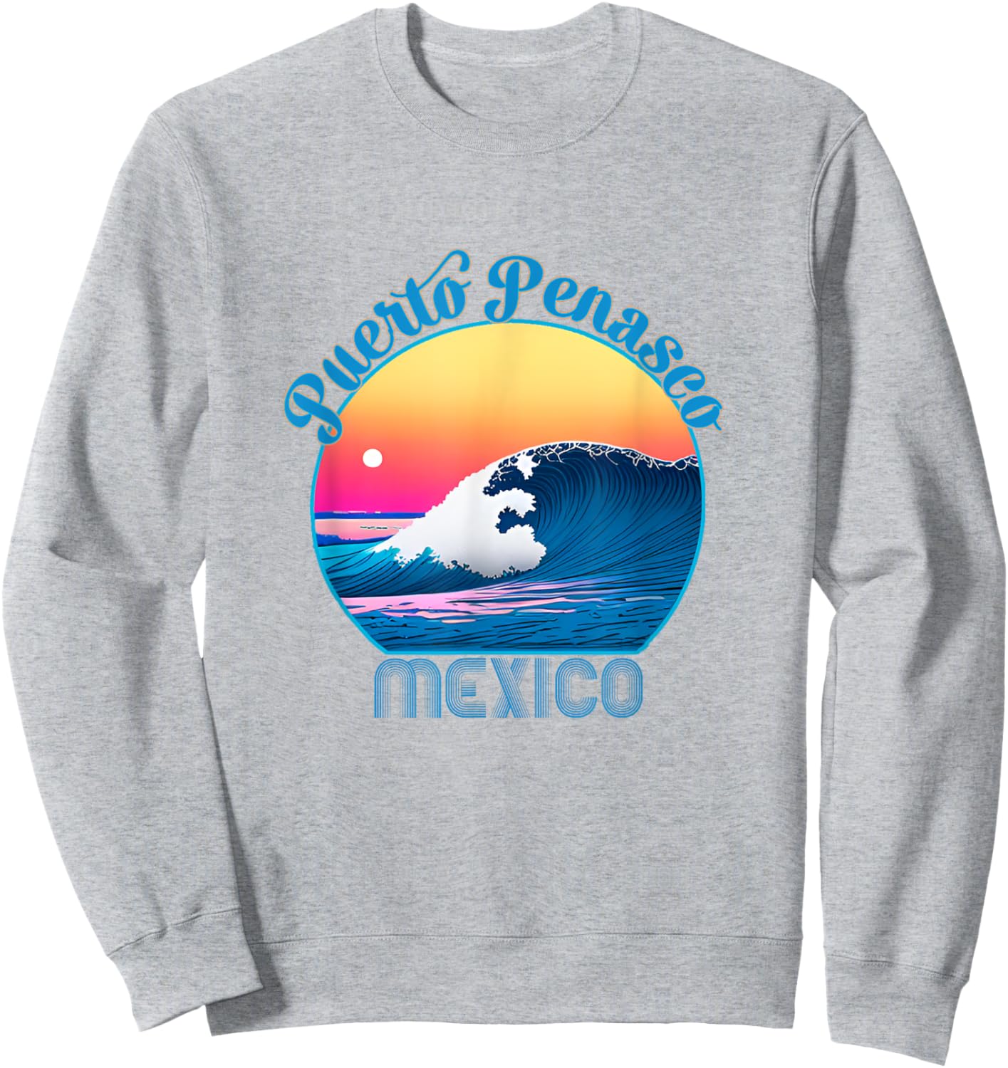 Puerto Penasco Souvenir Outfit - Retro Puerto Penasco Sweatshirt - Sweatshirt | Ash