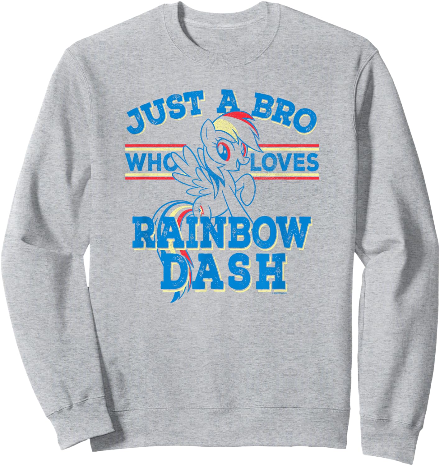 My Little Pony: Friendship Is Magic Bro Loves Rainbow Dash Sweatshirt - Sweatshirt | Ash