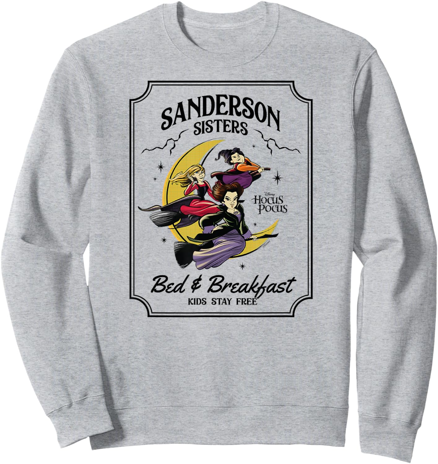 Hocus Pocus - Sanderson Sisters Bed & Breakfast Sweatshirt - Sweatshirt | Ash