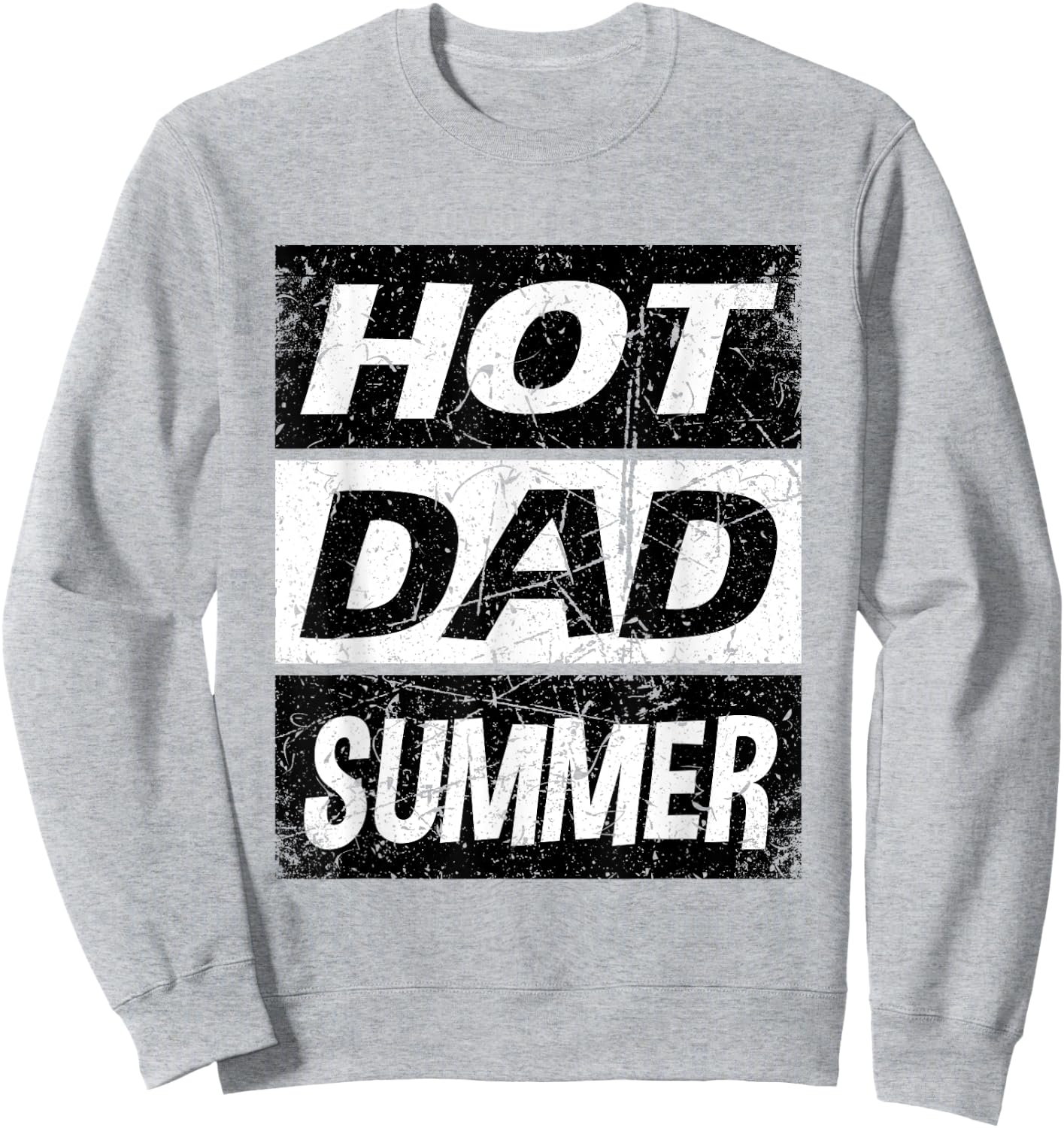 Retro Hot Dad Summer Shirt Fathers Day Rad Girl Dad Sweatshirt - Sweatshirt | Ash