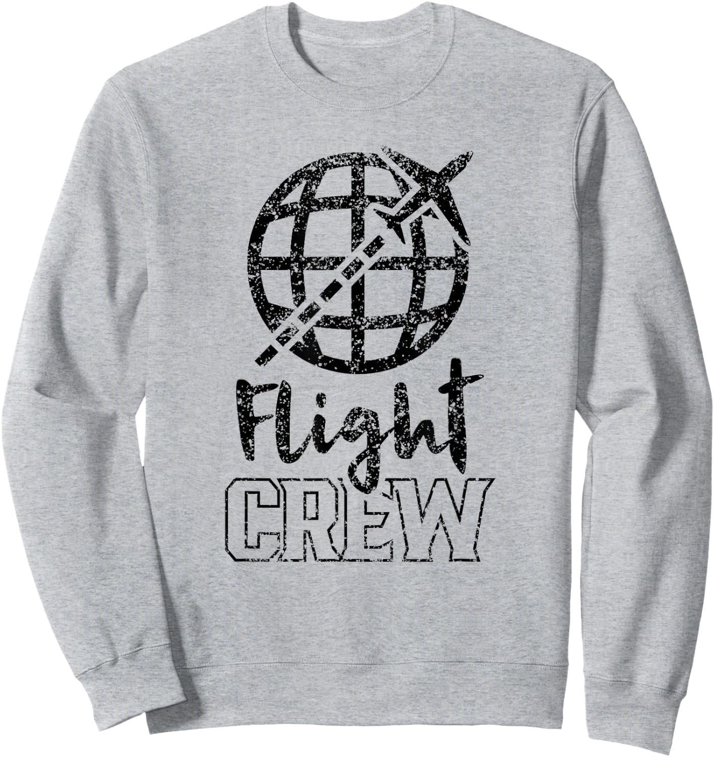 Flight Crew Cabin Crew Attendant Airplane Steward Sweatshirt - Sweatshirt | Ash