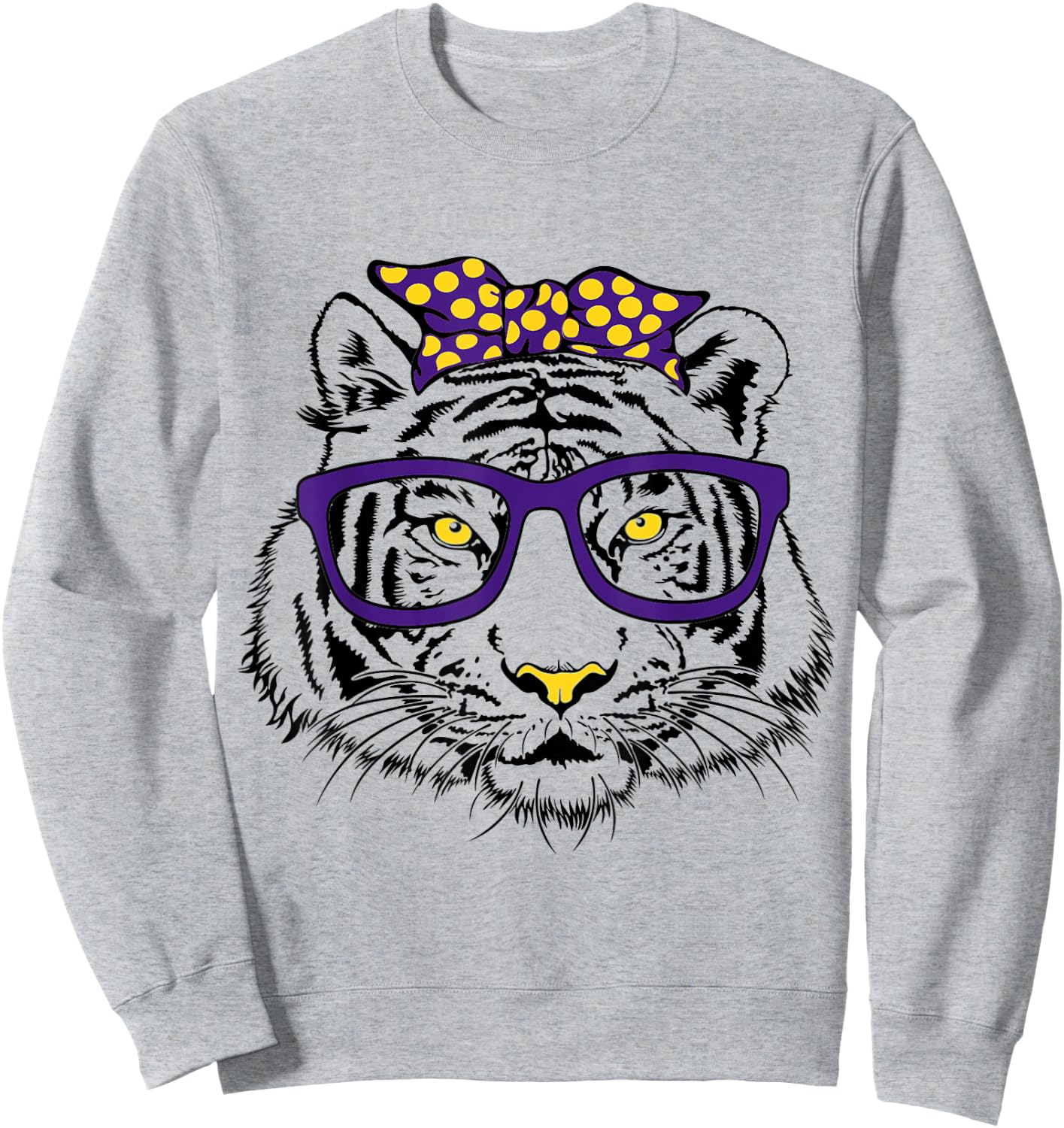 Purple & Gold Vibes, Purple & Gold Squad, Love Purple & Gold Sweatshirt - Sweatshirt | Ash