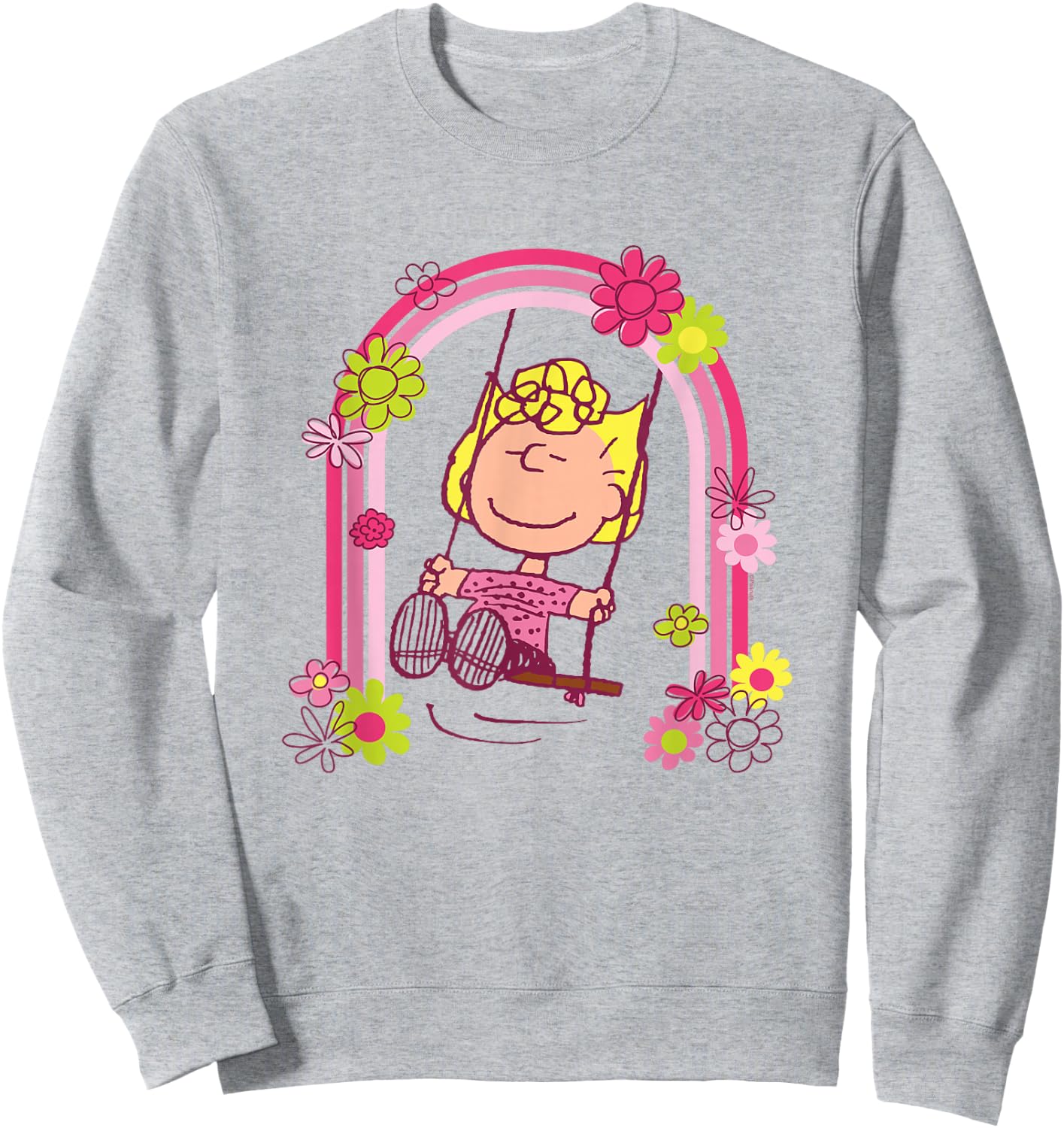 Peanuts - Sally Rainbow Swing Sweatshirt - Sweatshirt | Ash