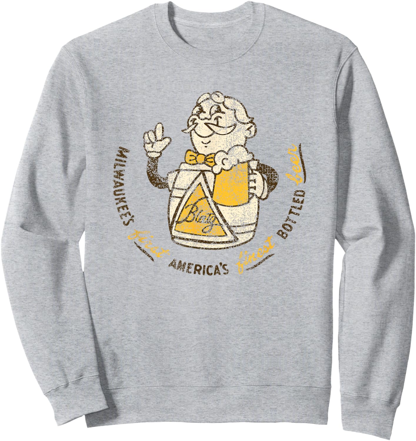 Blatz Beer Vintage Style - America's Finest Sweatshirt - Sweatshirt | Ash