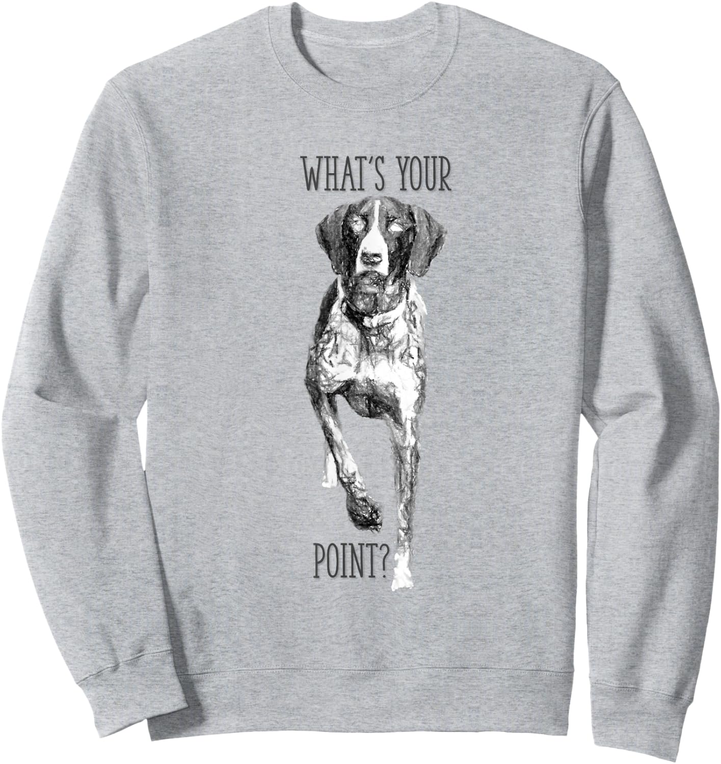 German Short Haired Pointer Sweatshirt - Sweatshirt | Ash