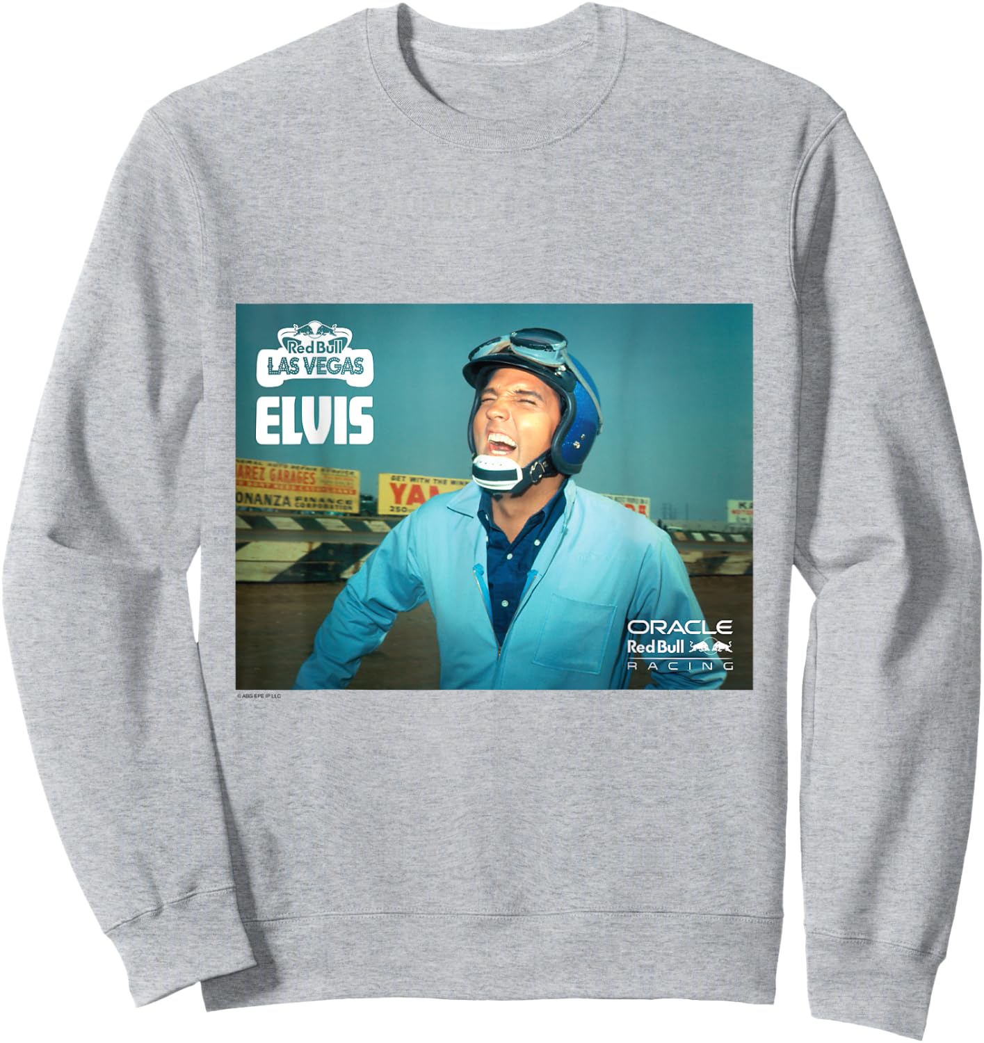 Elvis Presley x Oracle Red Bull Racing Vintage Racing Sweatshirt - Sweatshirt | Ash