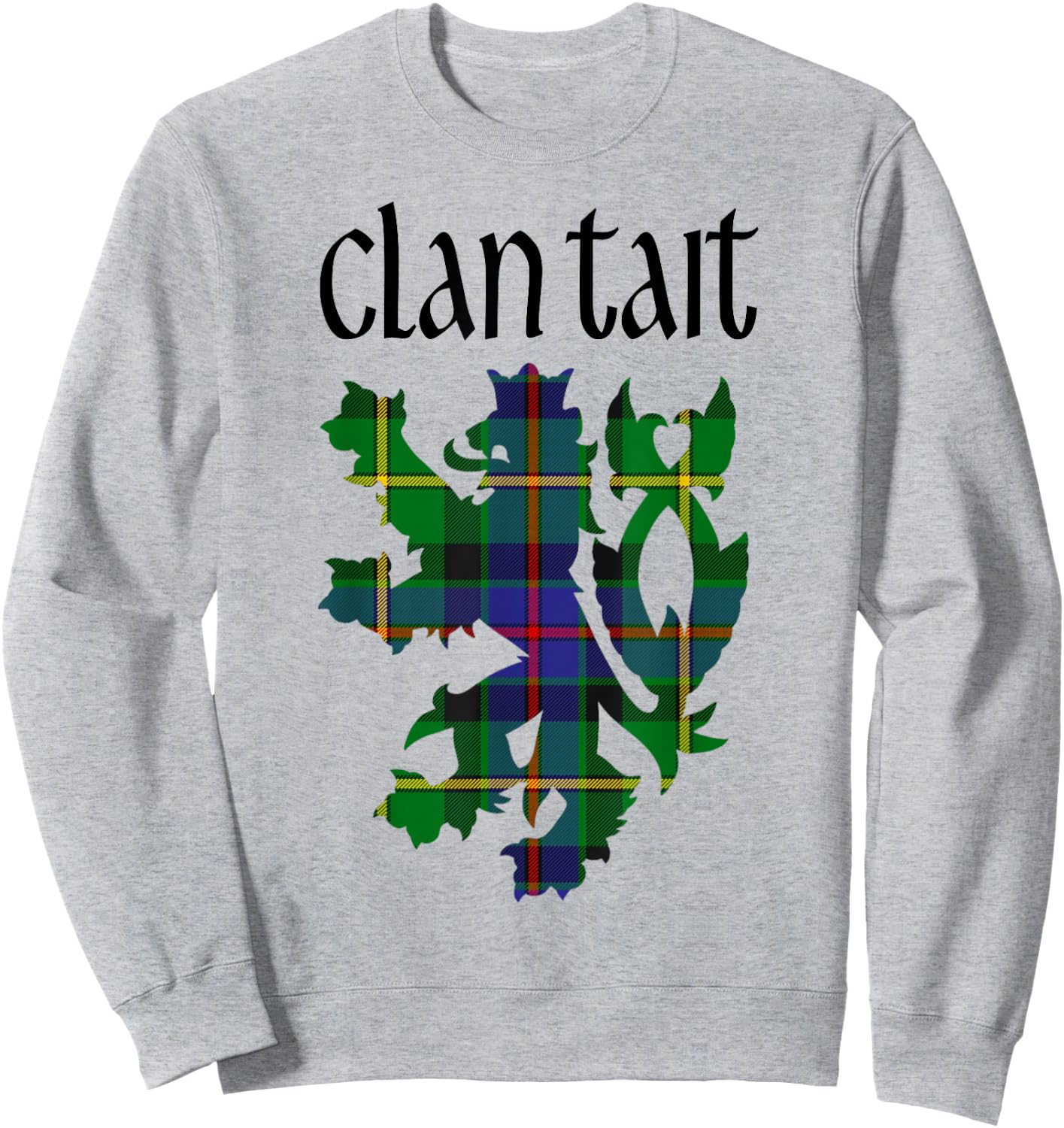 Clan Tait Tartan Scottish Family Name Scotland Pride Sweatshirt - Sweatshirt | Ash