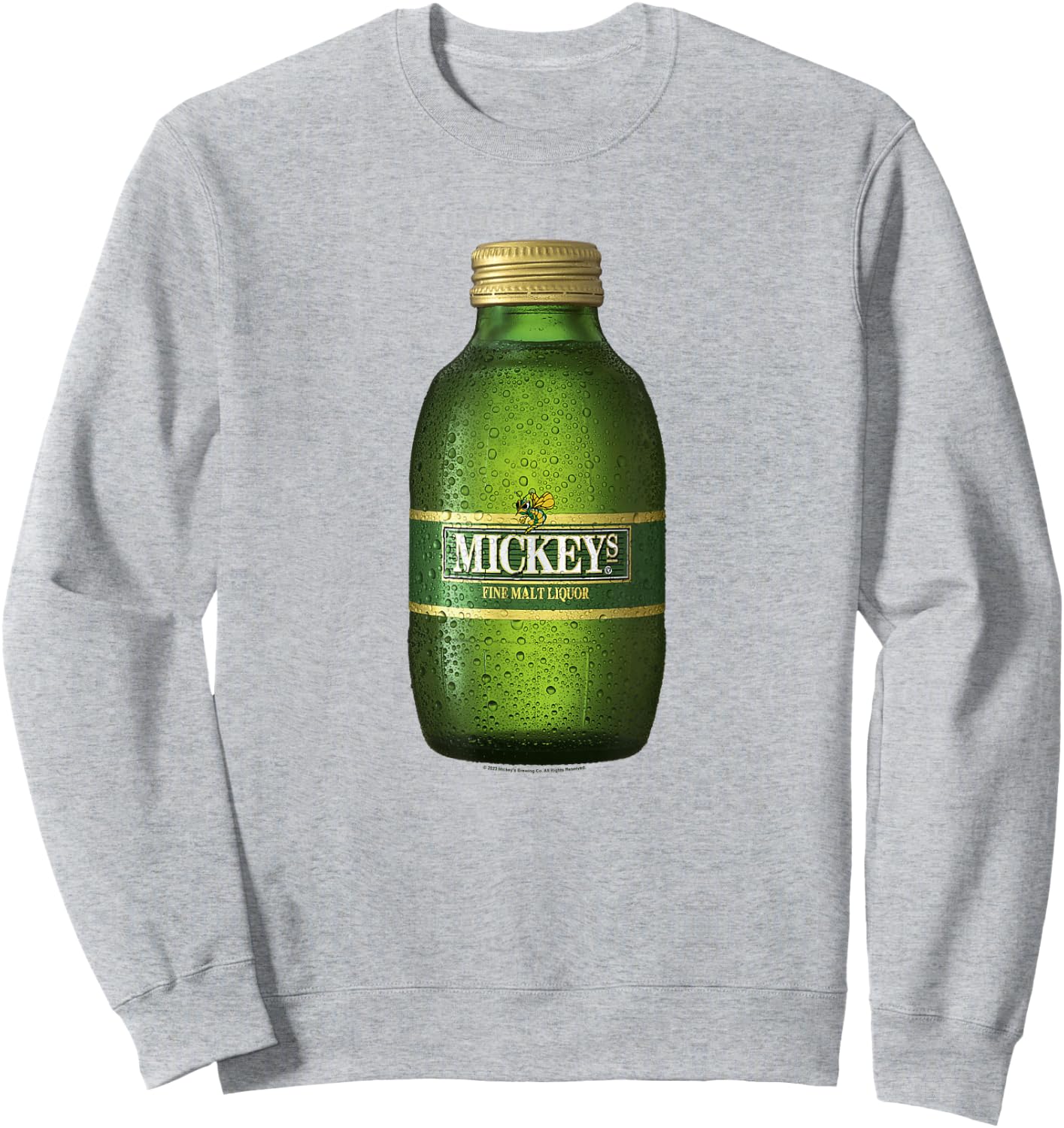 Coors Brewing Company Mickey's Fine Malt Liquor Epic Bottle Sweatshirt - Sweatshirt | Ash