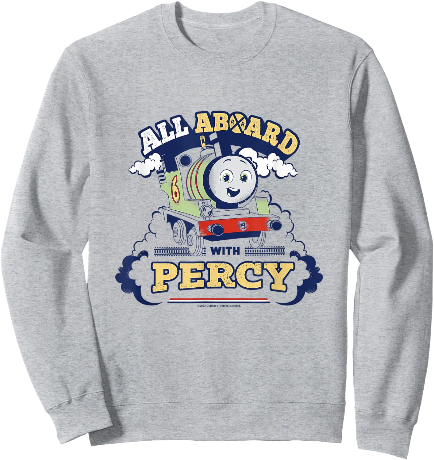 Thomas & Friends - All on Board with Percy Sweatshirt - Sweatshirt | Ash