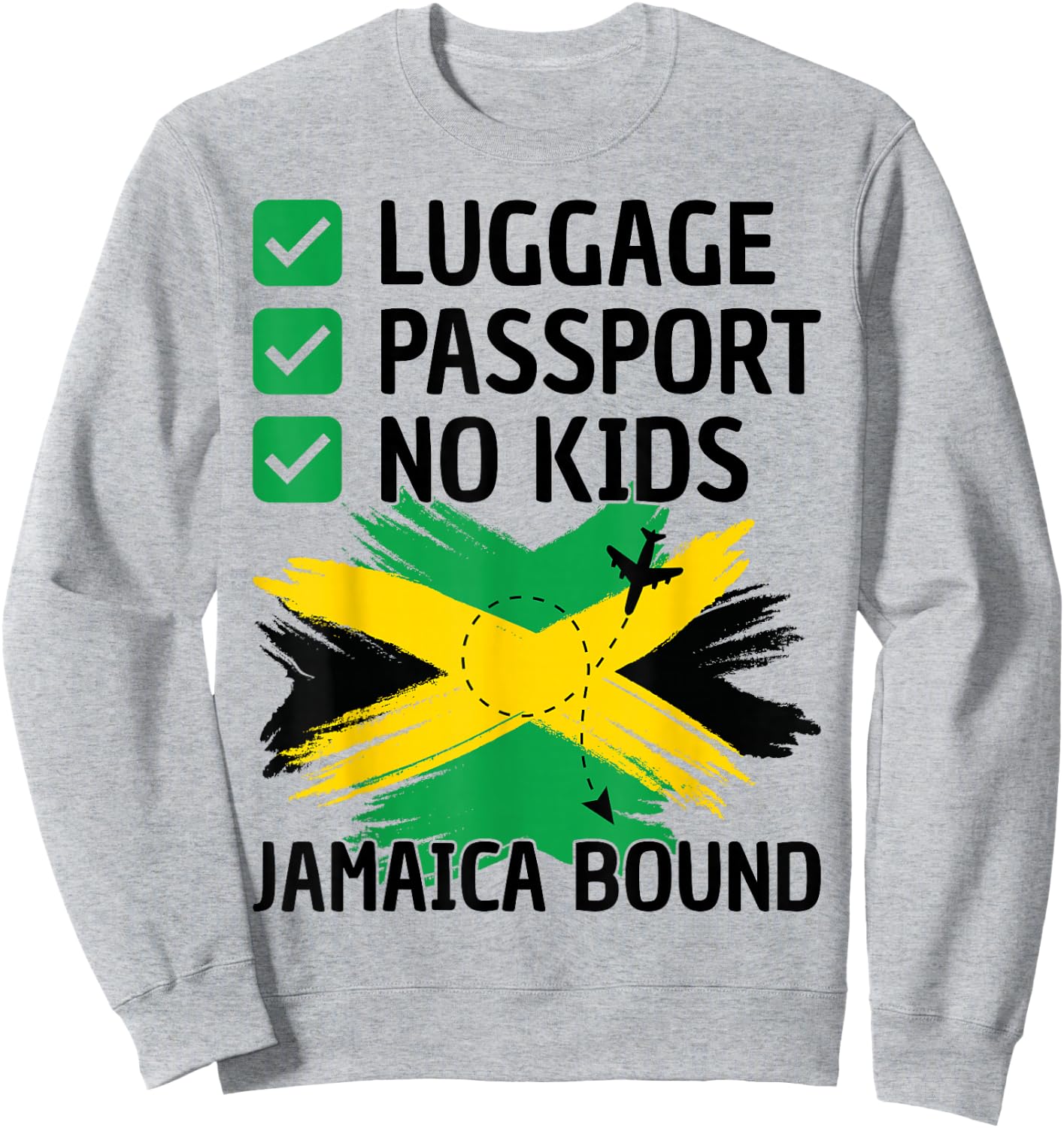 Jamaican Travel Vacation Outfit to Jamaica Men Women Jamaica Small Sweatshirt - Sweatshirt | Ash
