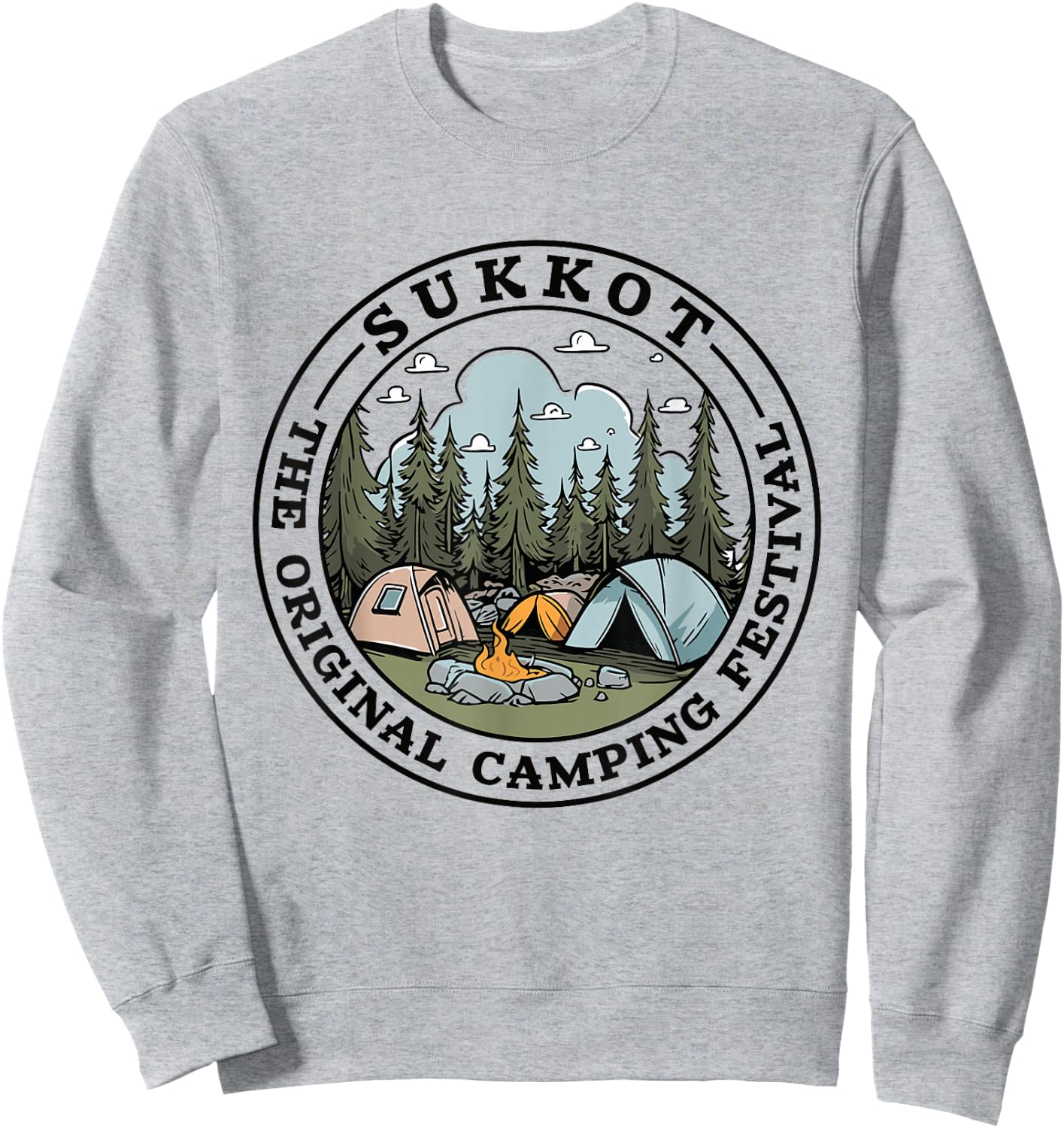 The Original Camping Festival SUKKOT Sweatshirt - Sweatshirt | Ash