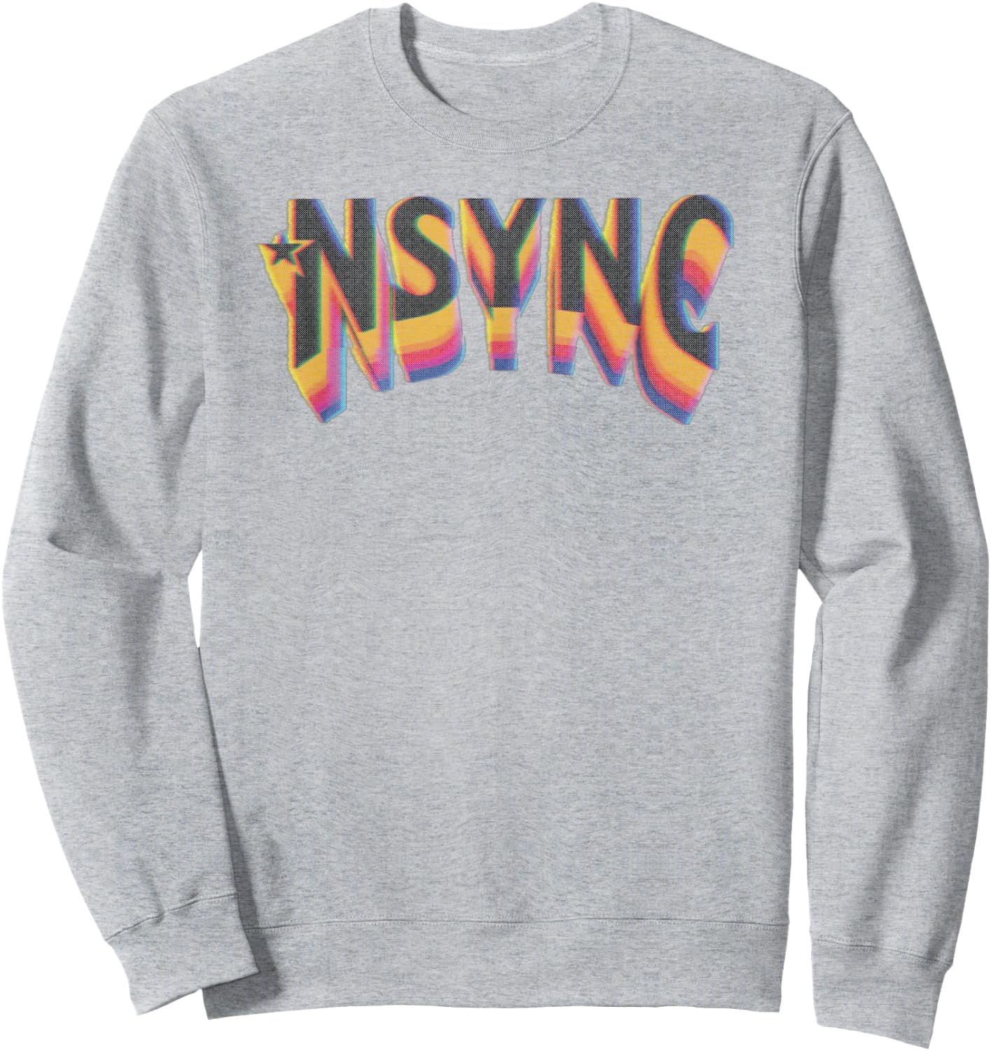 NSYNC Official Rainbow Fade Sweatshirt - Sweatshirt | Ash