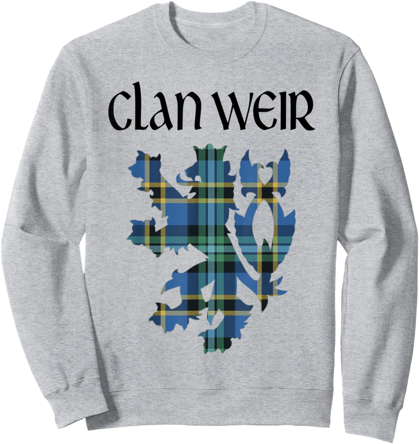 Clan Weir Tartan Scottish Family Name Scotland Pride Sweatshirt - Sweatshirt | Ash