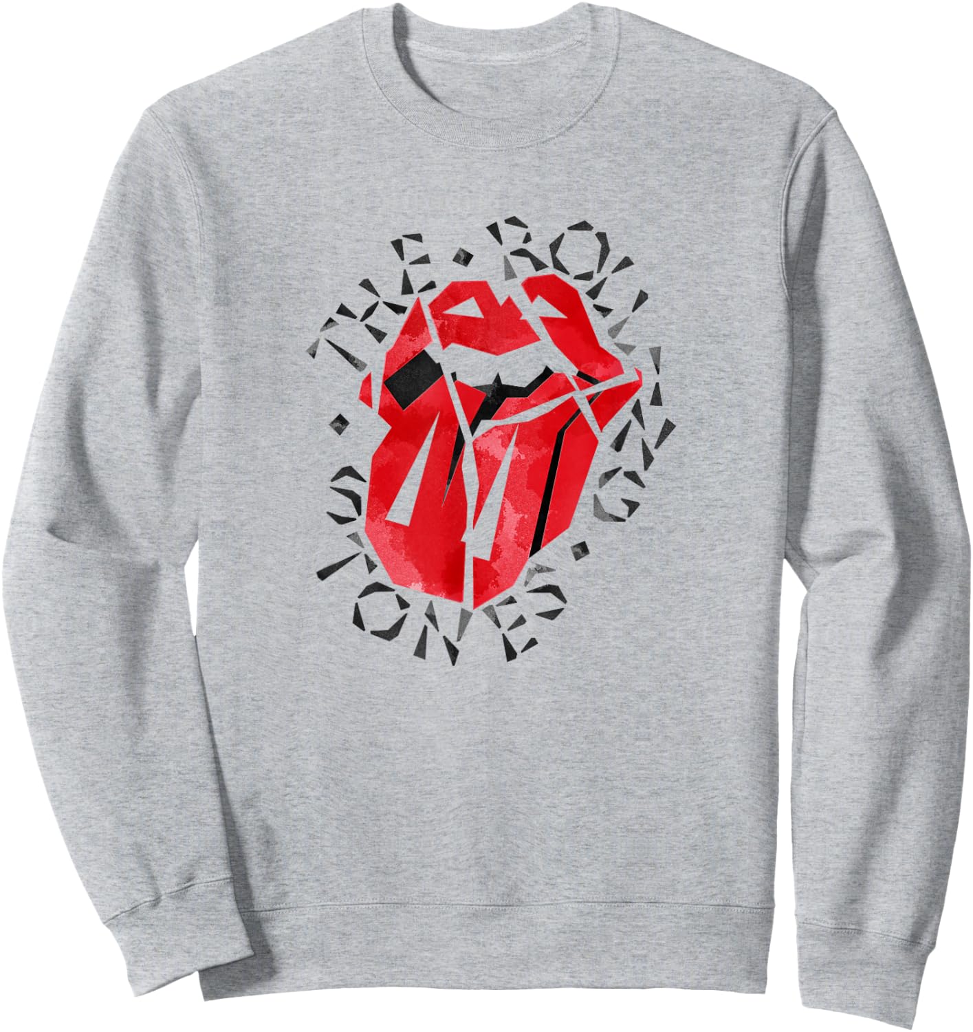 Official The Rolling Stones HD Logo Sweatshirt - Sweatshirt | Ash