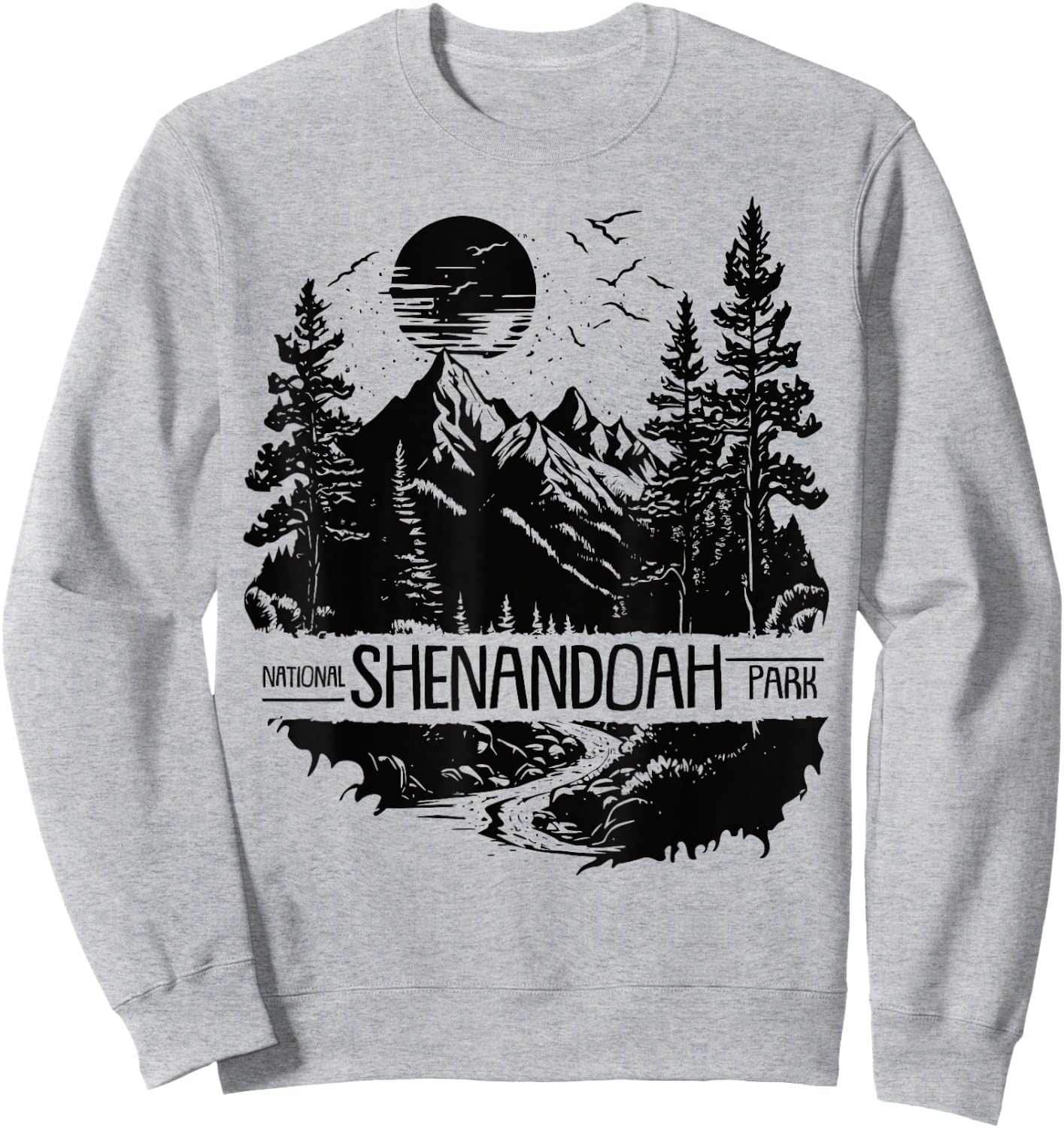 Retro Shenandoah National Park US Vintage Shenandoah Sweatshirt - Sweatshirt | Ash