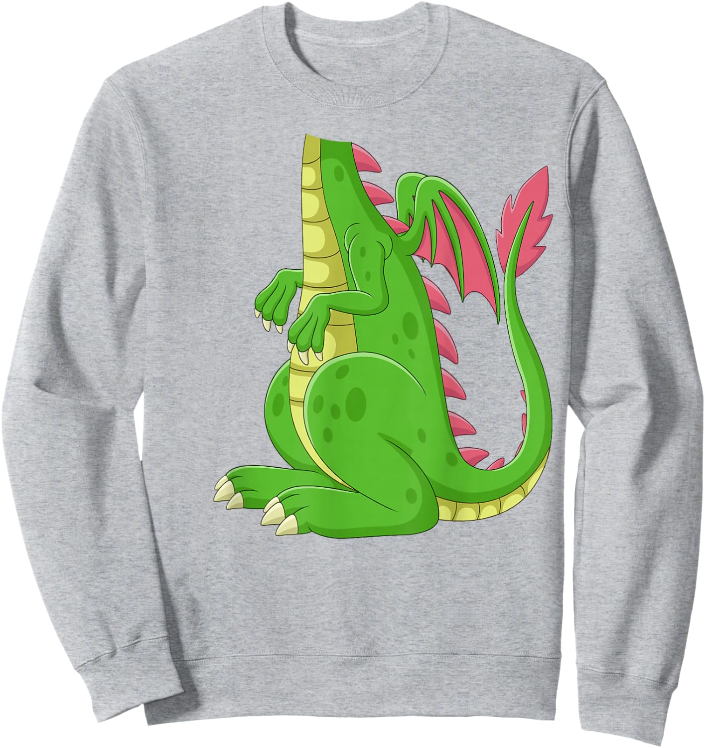 Dragon Shirt Adult Men Women Kids Green Dragon Costume Sweatshirt - Sweatshirt | Ash